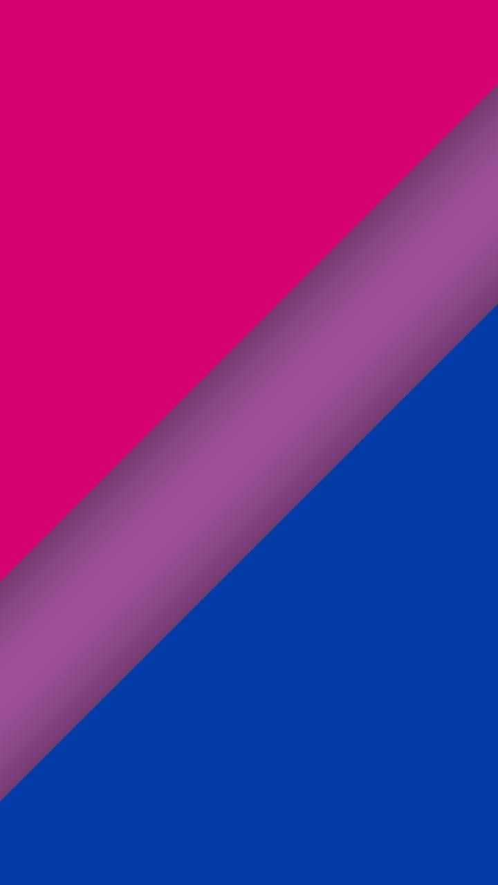 Bi Flag, pink, blue, HD Phone Wallpaper