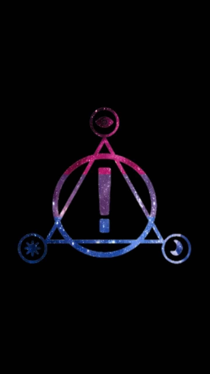 black background, triangle, star, HD Phone Wallpaper