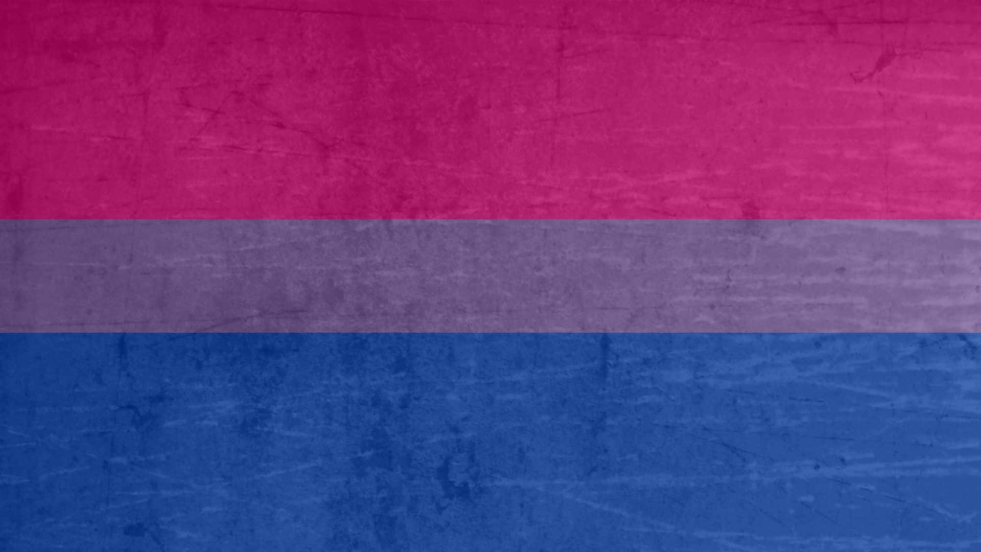 bi pride flag, pink purple and blue stripes, textured, Full HD Desktop Wallpaper