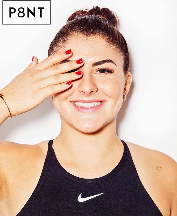 Bianca Andreescu, red nail polish, black Nike tank top, SD Phone Wallpaper
