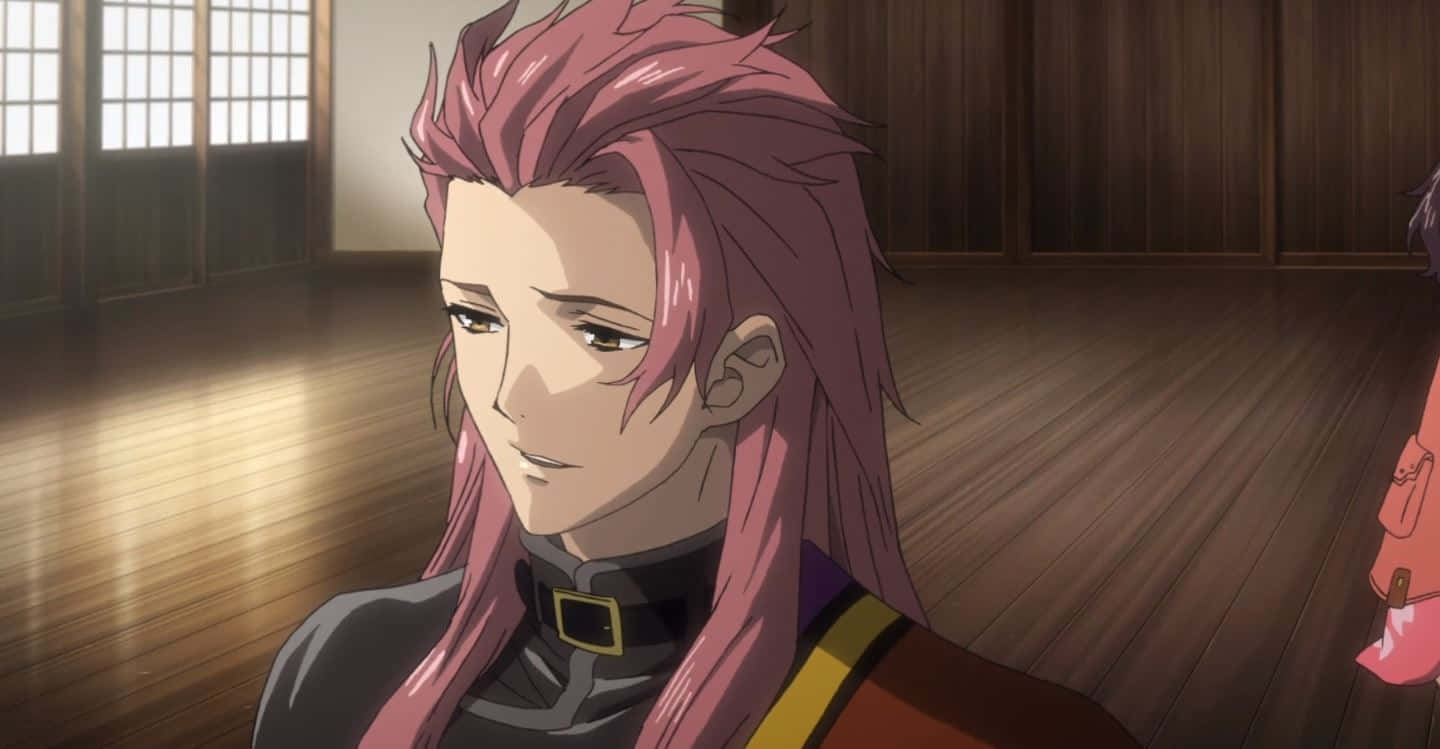 Biba Amatori, pink hair, black outfit, HD Desktop Wallpaper