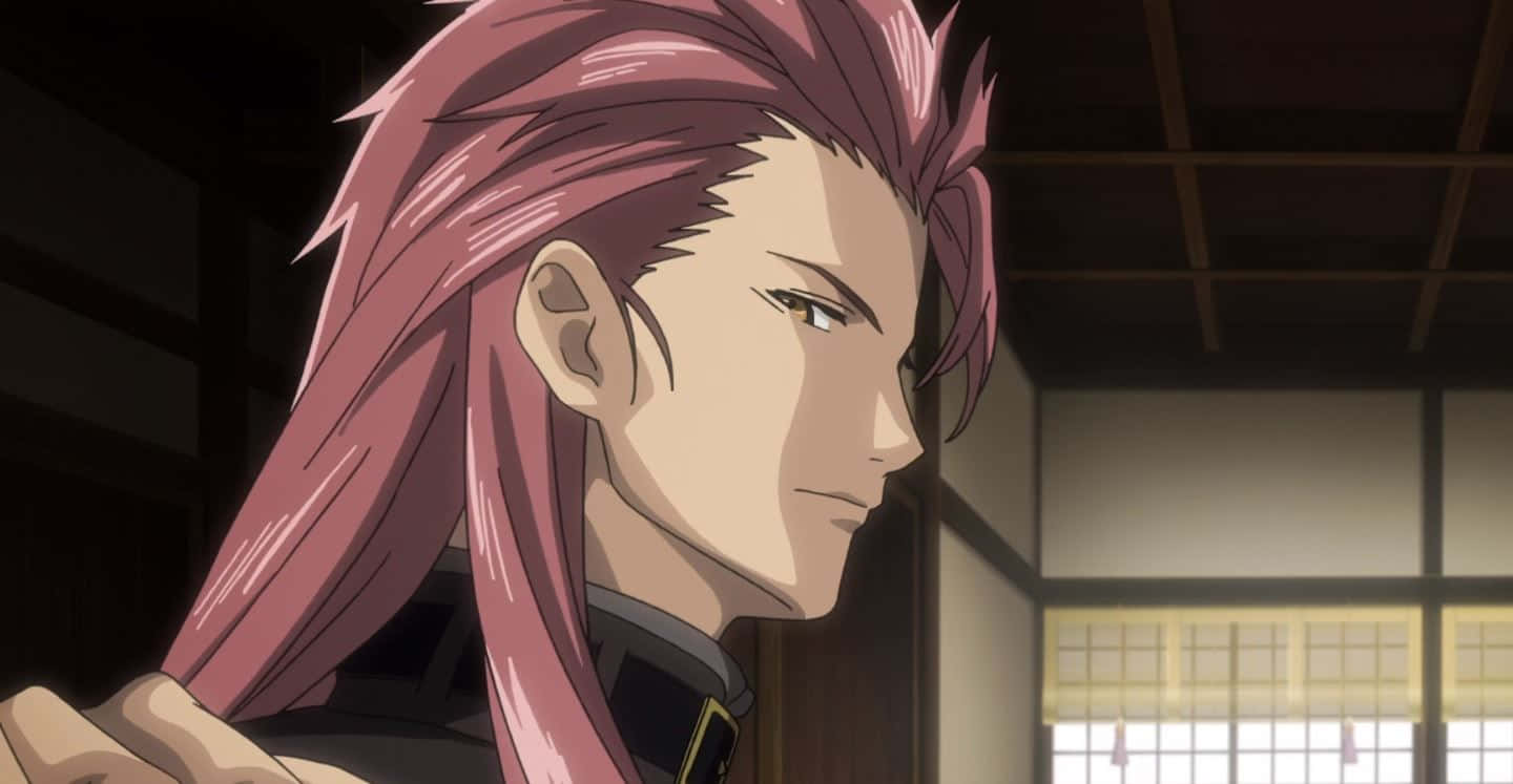 Biba Amatori, anime, pink-haired, HD Desktop Wallpaper