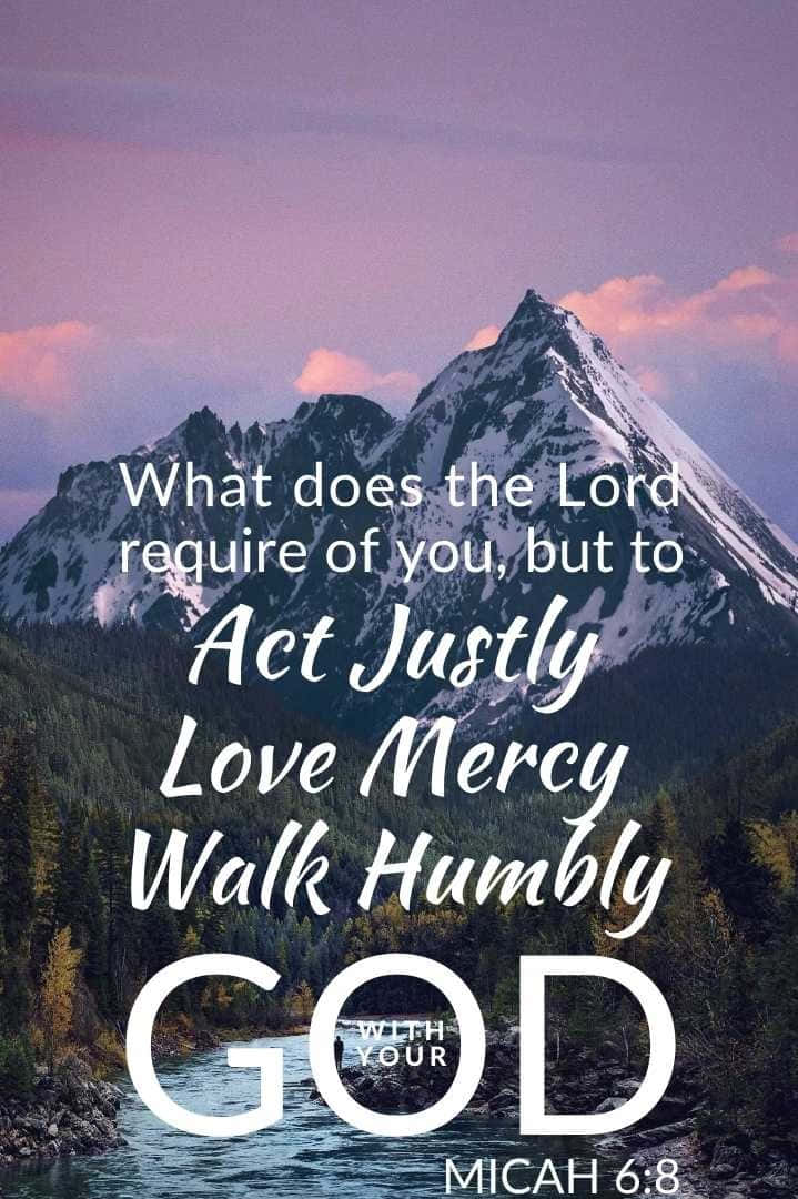Bible Verse Phone, snow-capped mountain peaks, forested valley, SD Phone Wallpaper
