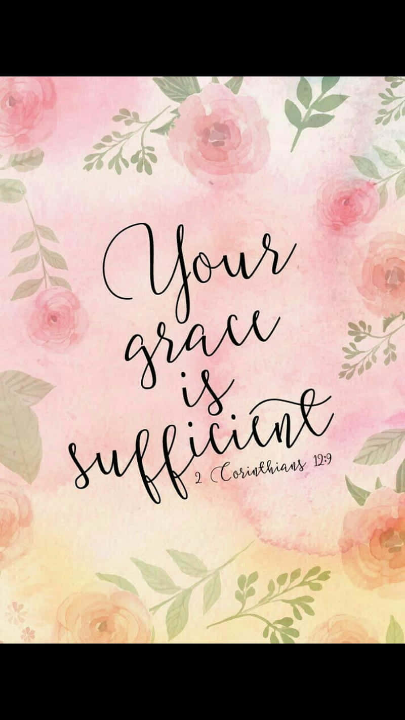 Bible Verse Phone, watercolor, roses, HD Phone Wallpaper
