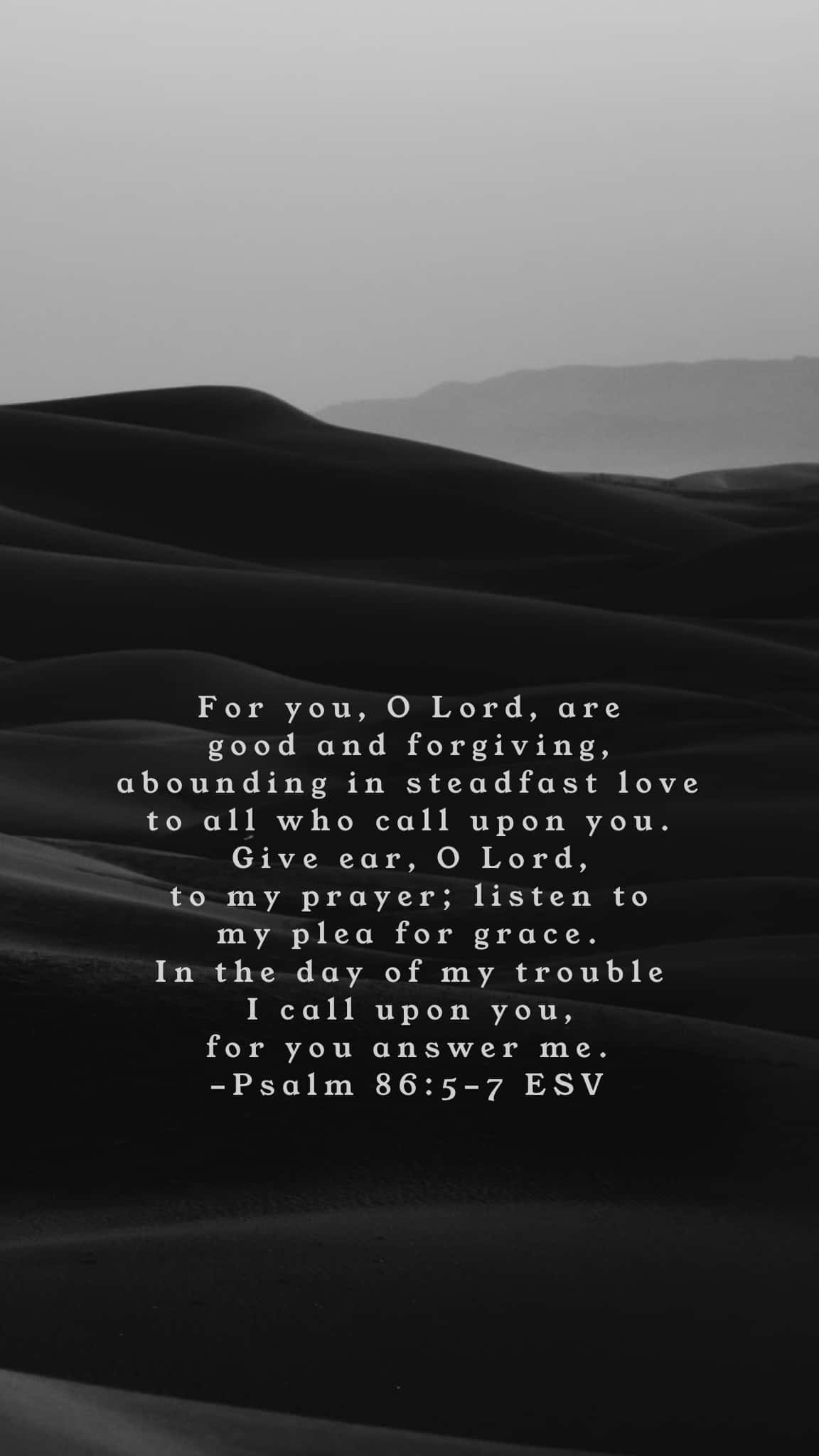 black and white lock screen aesthetic, biblical verse, monochrome desert dunes, Full HD Phone Wallpaper
