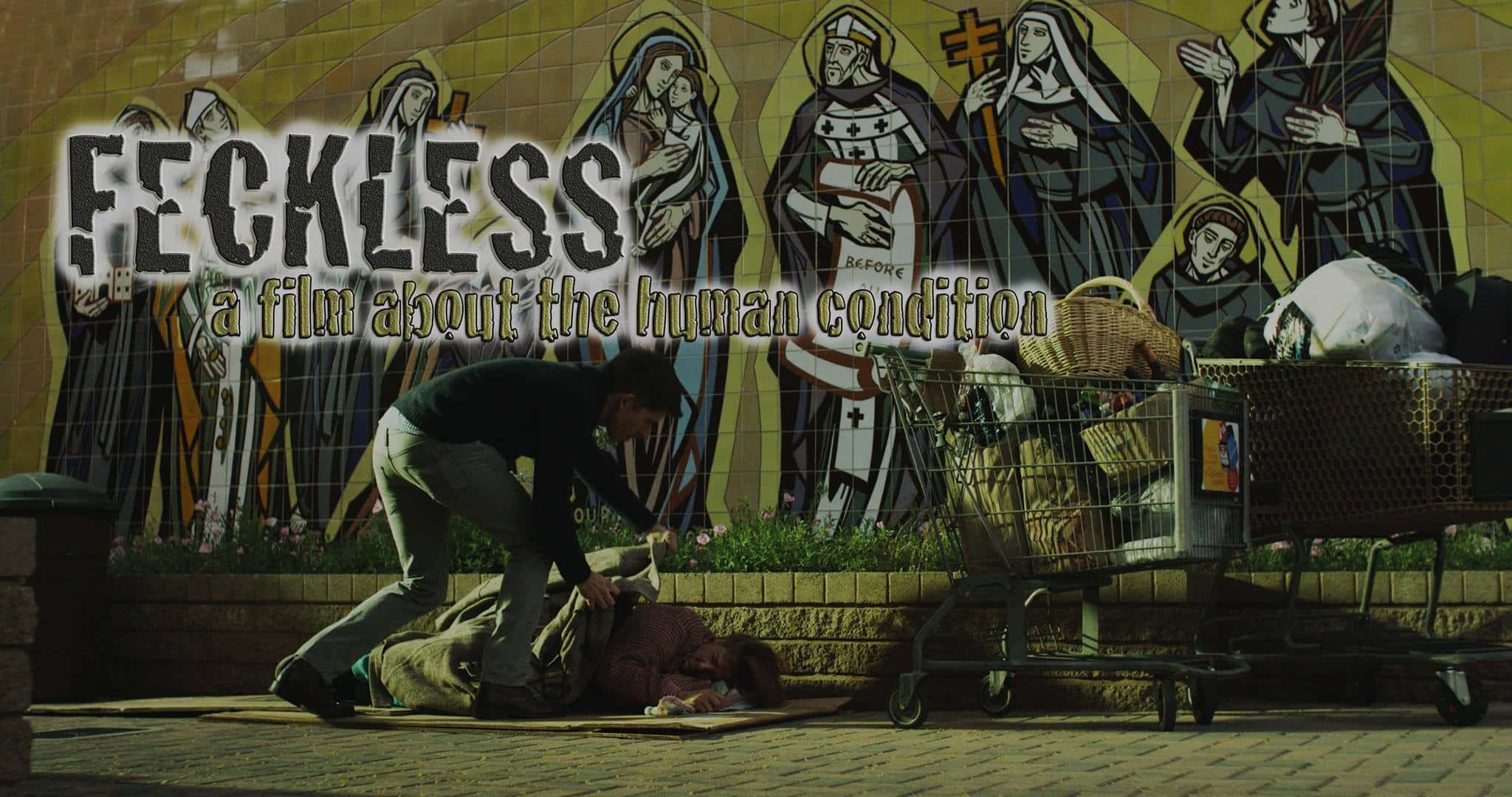 Feckless, Biblical Characters, mural of religious figures, Full HD Desktop Wallpaper