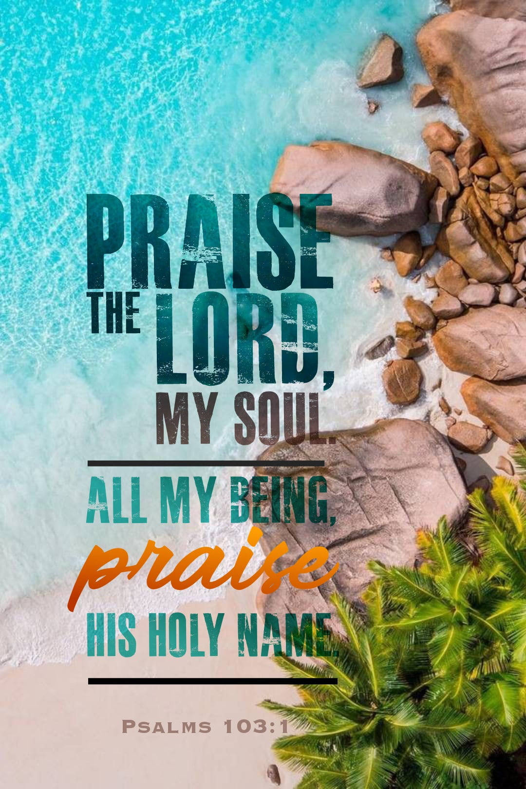 Biblical, turquoise ocean, rocky shore, HD Phone Wallpaper