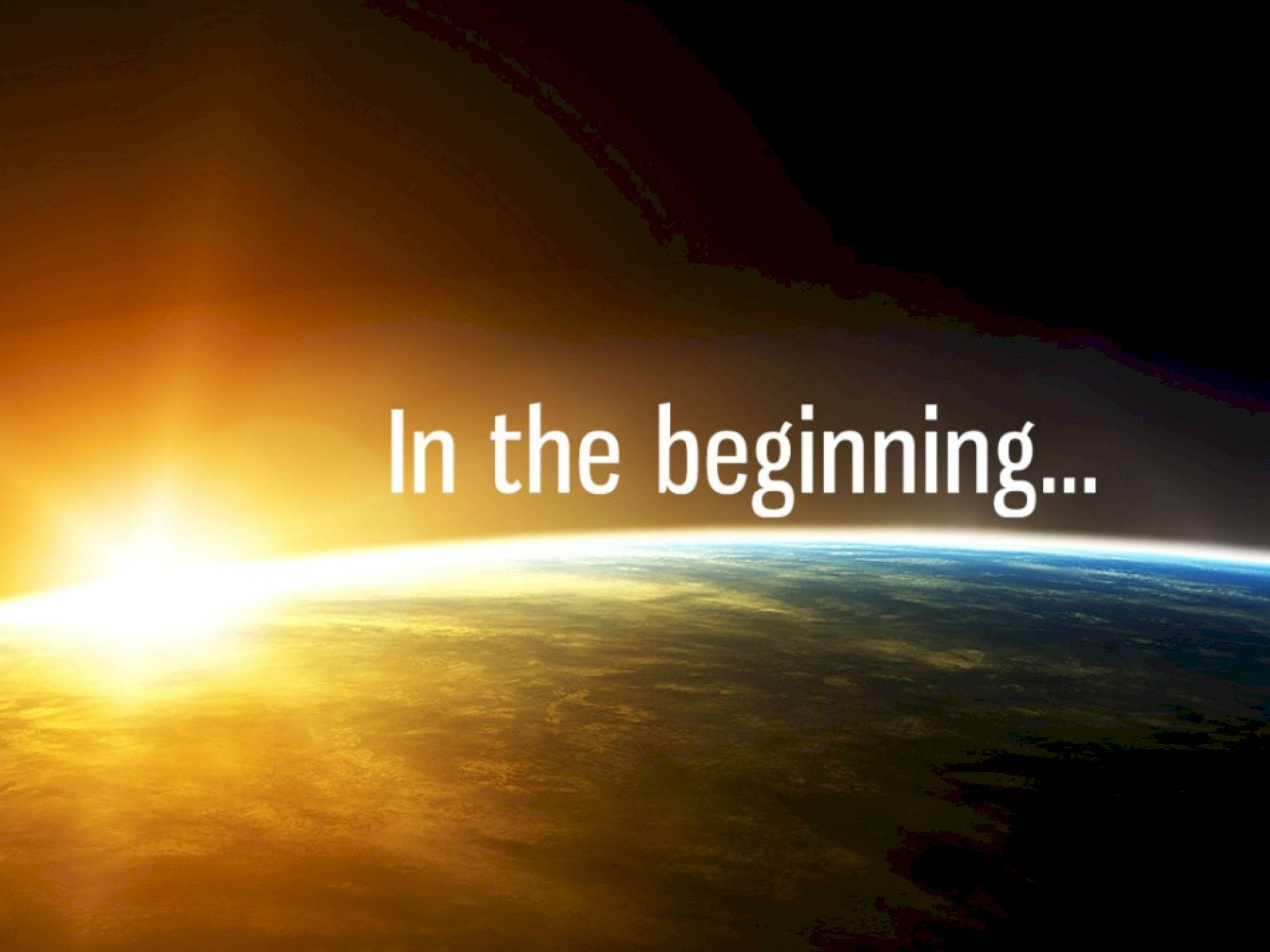 Earth, sunrise, golden light, Full HD Desktop Wallpaper