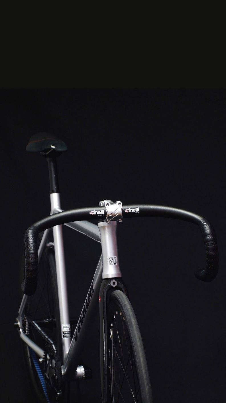 Bicycle iPhone, silver, fixed-gear bicycle, HD Phone Wallpaper