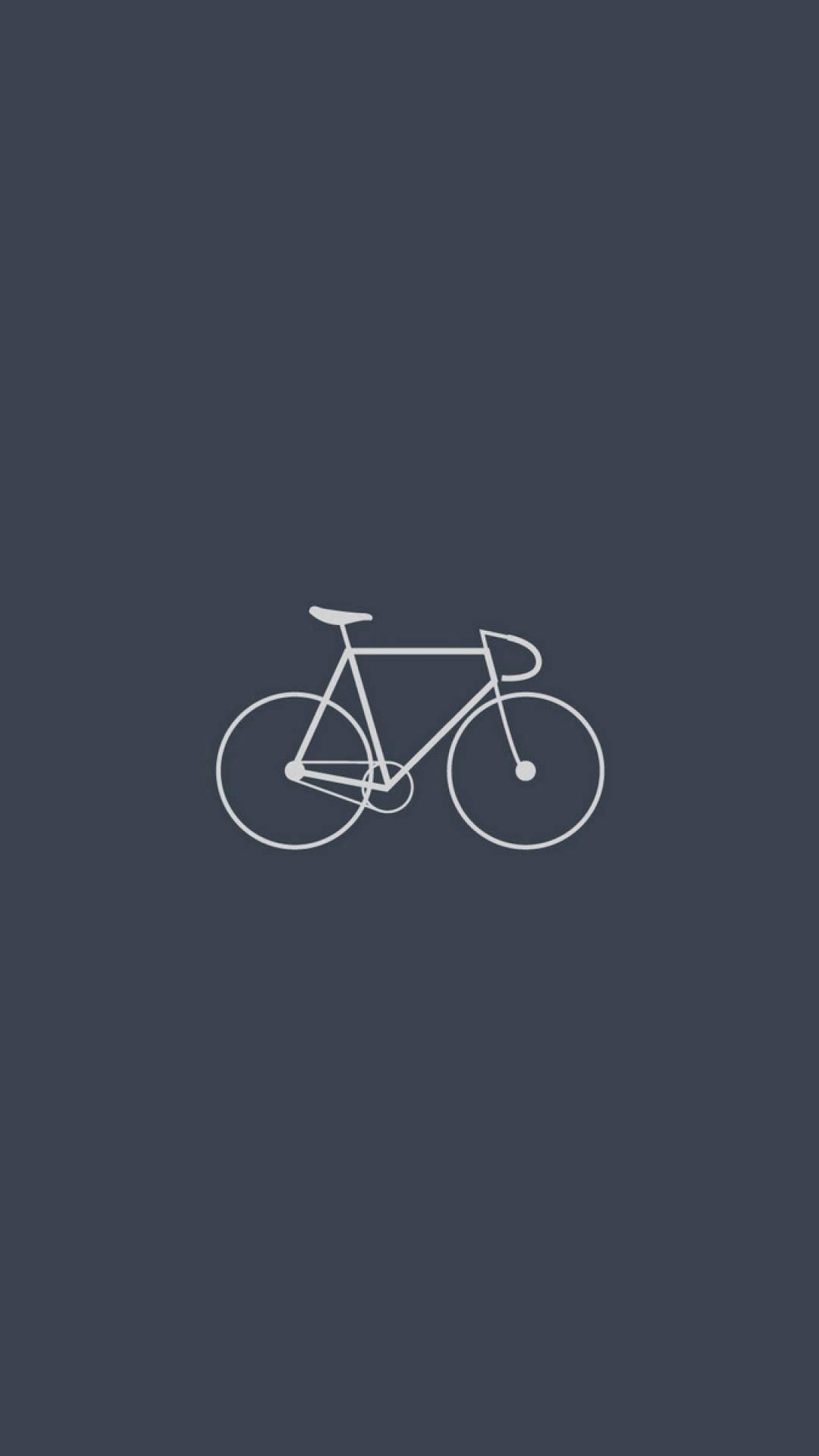 bicycle, iPhone, minimalist, Full HD Phone Wallpaper