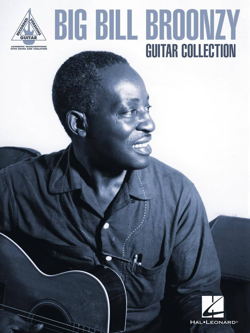 Big Bill Broonzy, acoustic guitar, collared shirt, SD Phone Wallpaper