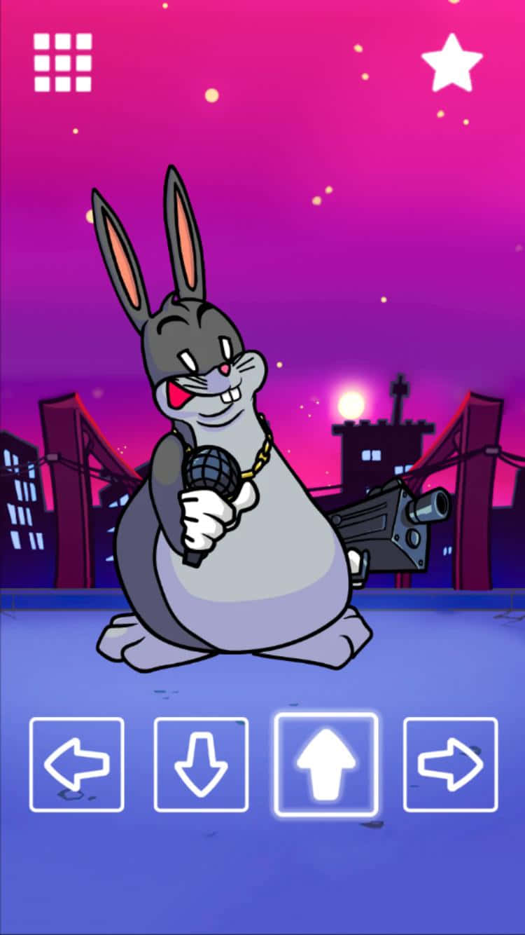Big Chungus, cartoon rabbit, grenade, HD Phone Wallpaper