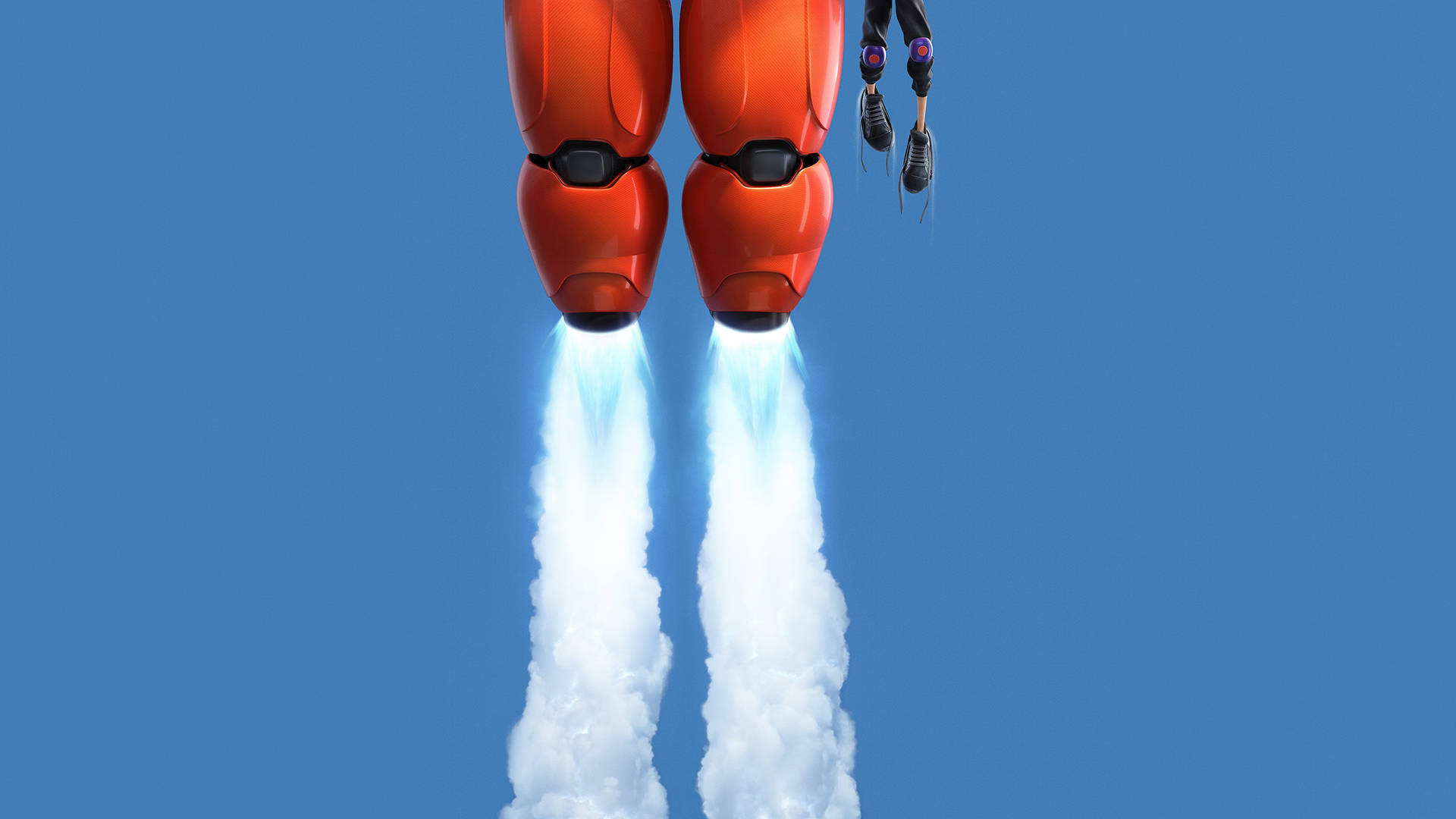 Big Hero 6, jet boosters, red jetpack boots, Full HD Desktop Wallpaper