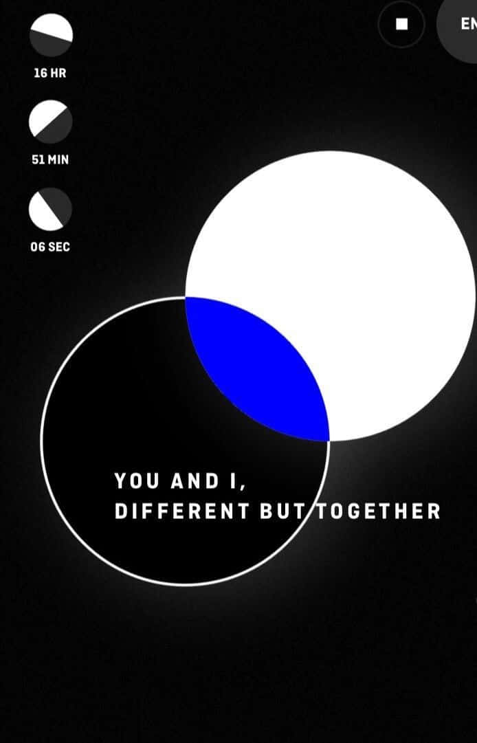 Big Hit Entertainment, black background, white circle, SD Phone Wallpaper