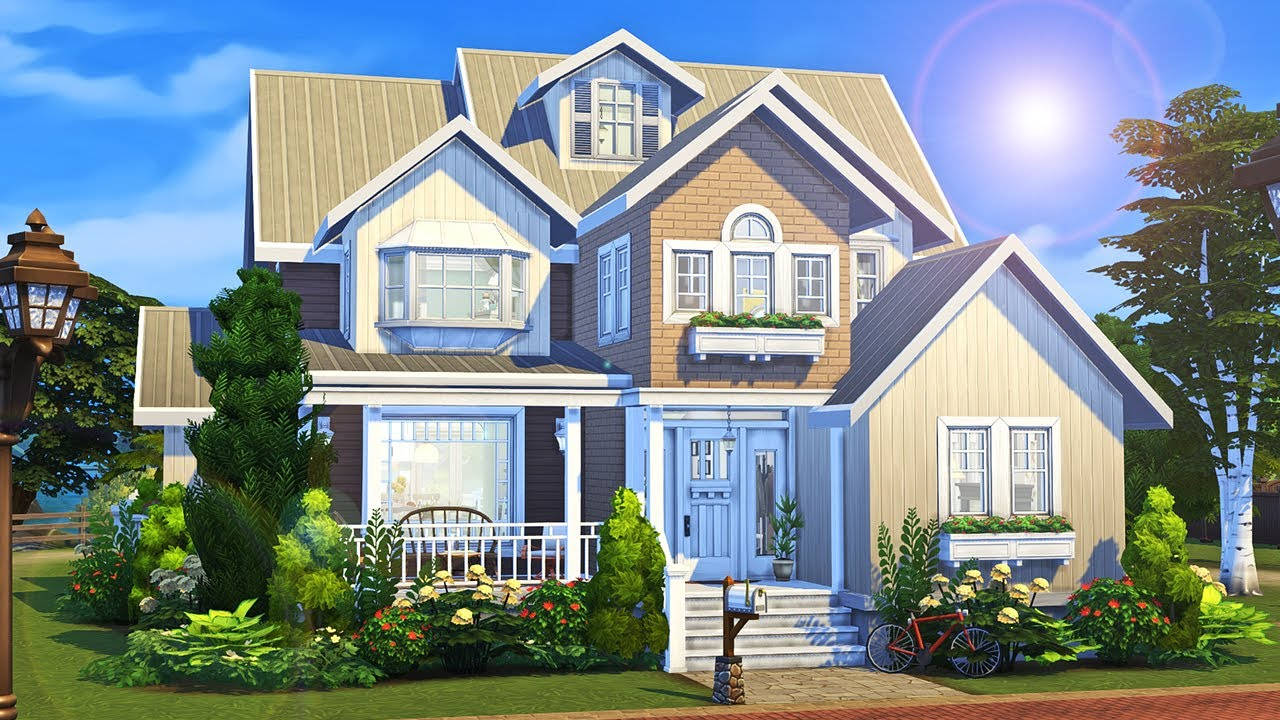 Big House, beige, brown, HD Desktop Wallpaper
