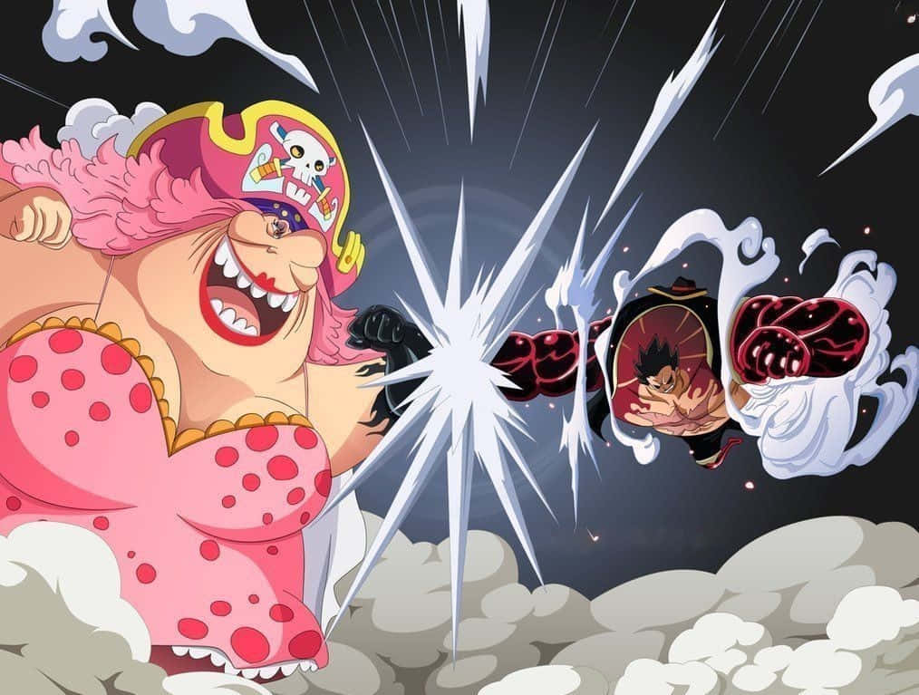 Big Mom, pink-haired, pirate woman, SD Desktop Wallpaper