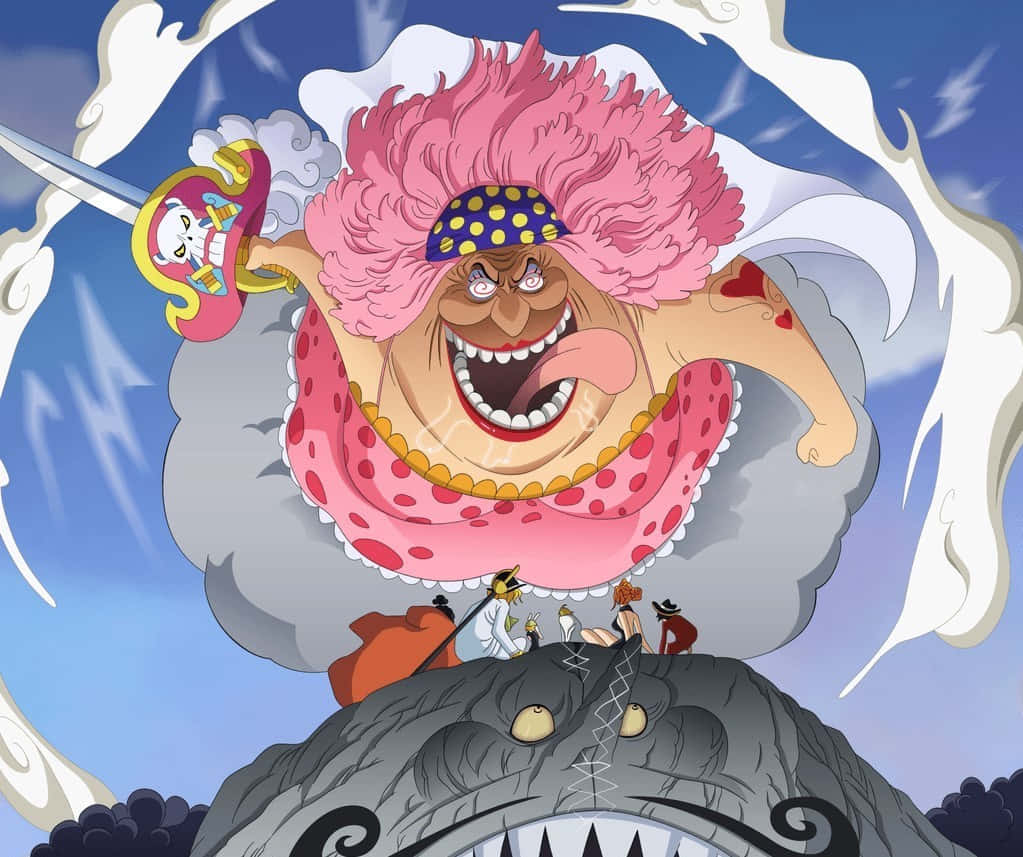 Big Mom, pink-haired, anime pirate, SD Desktop Wallpaper