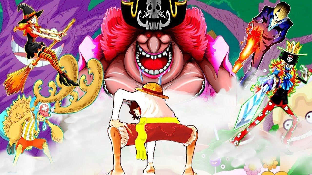 Big Mom, pink-haired pirate, straw-hat pirate, HD Desktop Wallpaper