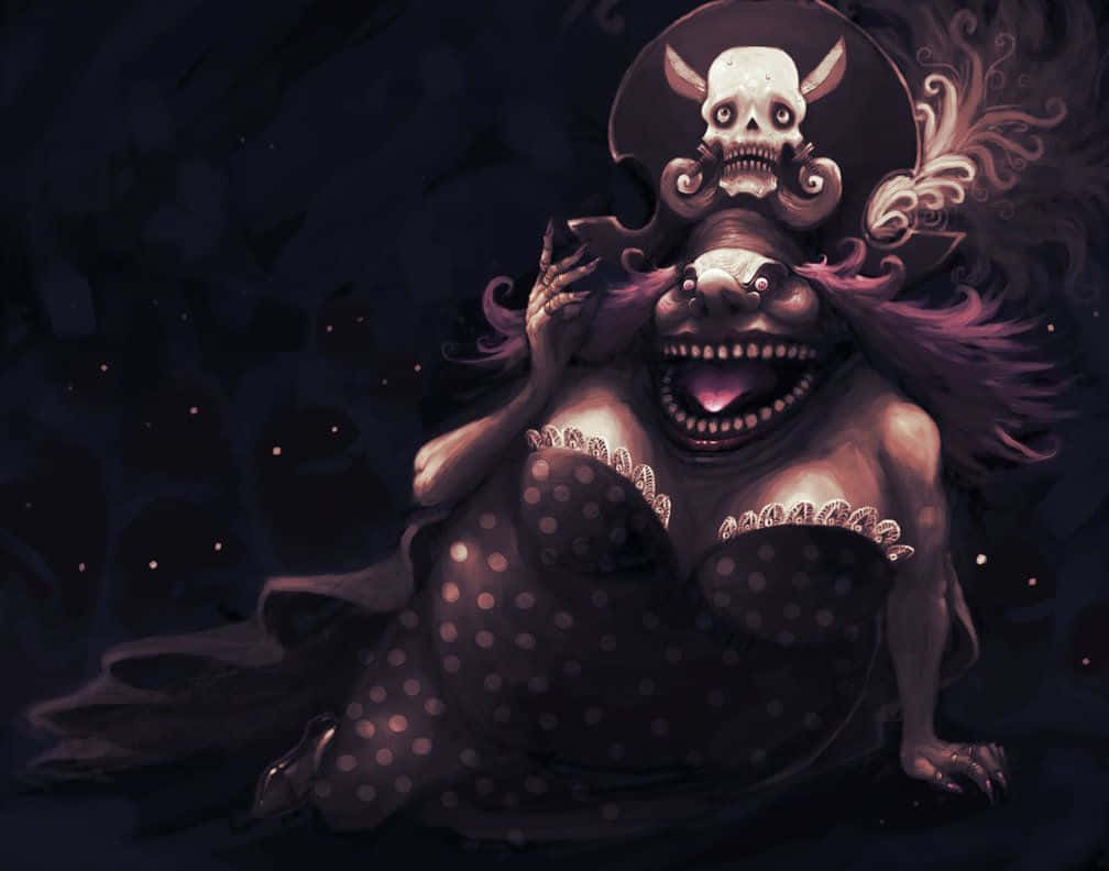 Big Mom, polka-dotted, skull hat, SD Desktop Wallpaper