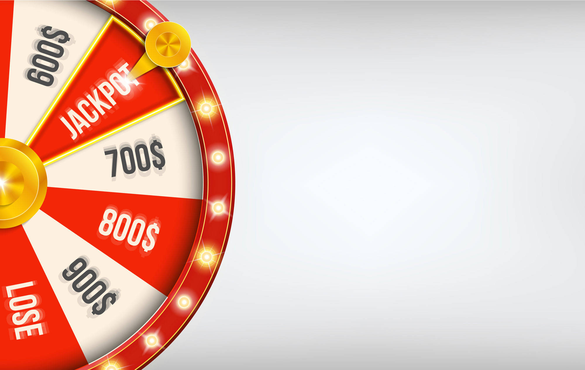 Big Six Wheel, red and white, jackpot, Full HD Desktop Wallpaper