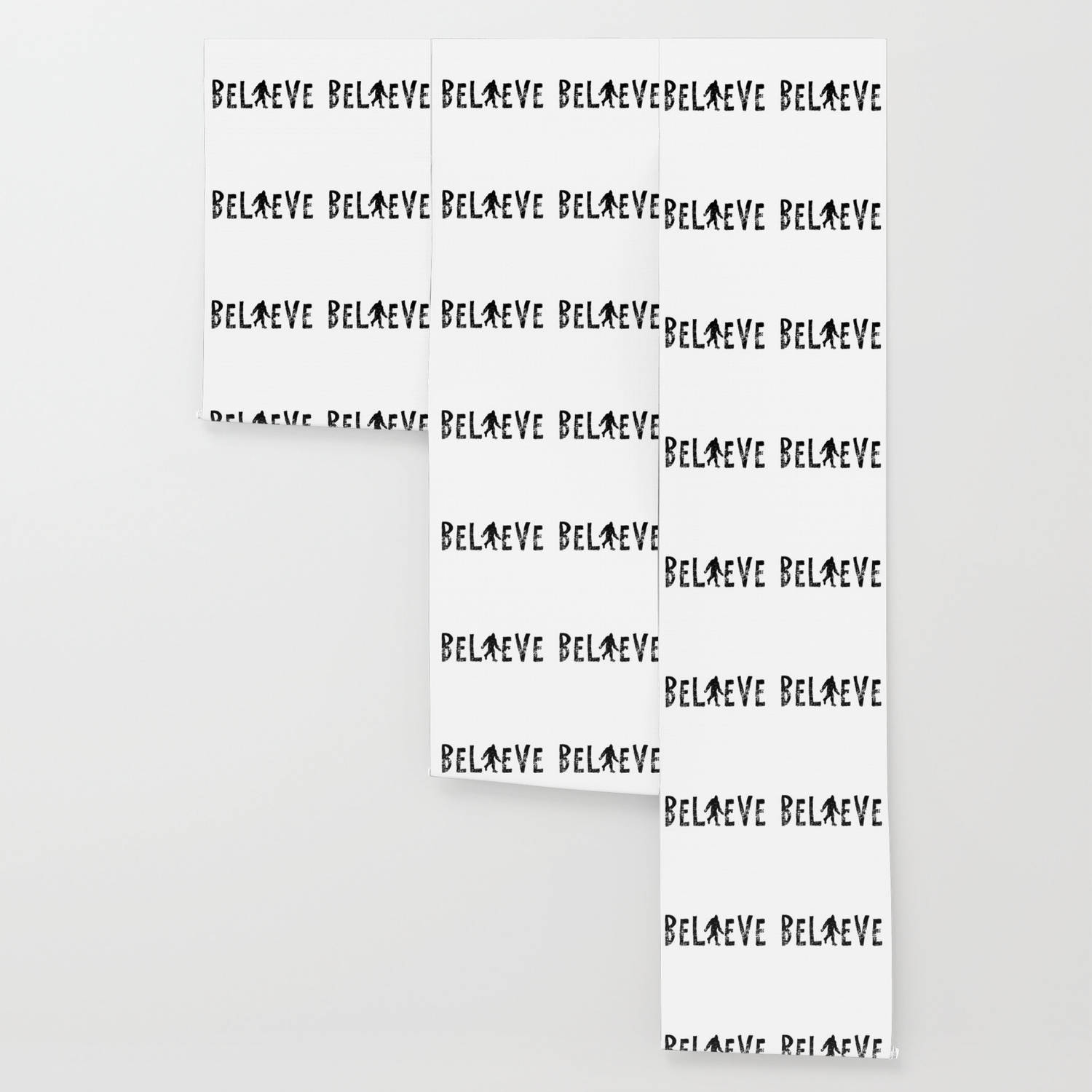 Bigfoot, BELAEVE, white wallpaper panels, HD Desktop Wallpaper