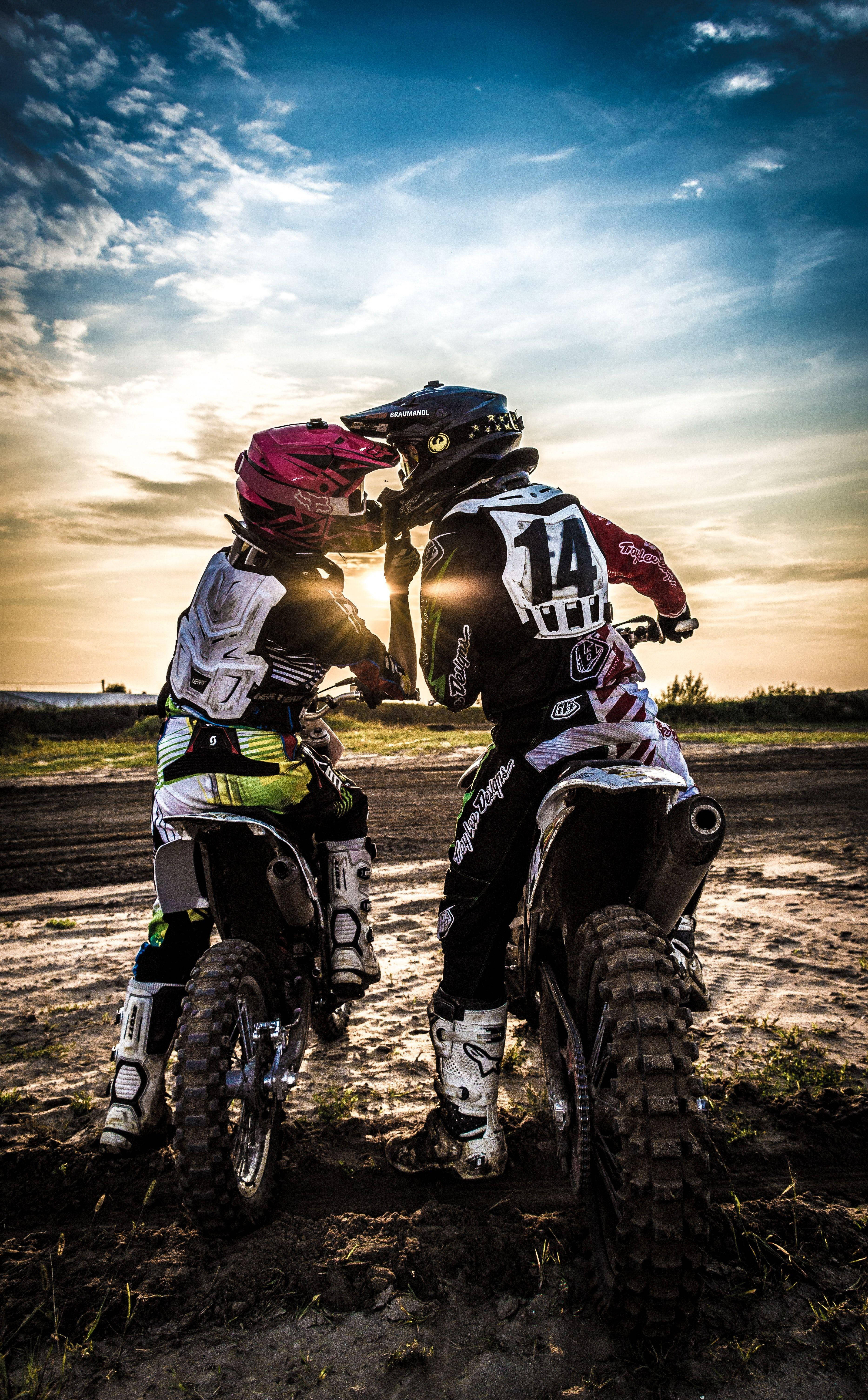 motocross riders, full gear, bikes, 5K Phone Wallpaper