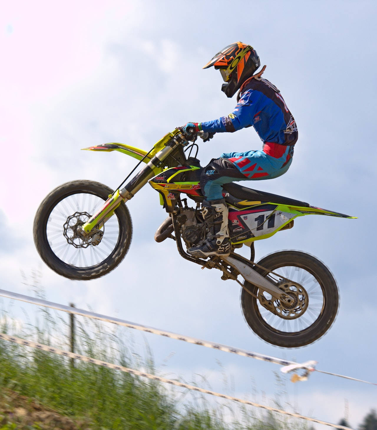 dirt bike, yellow bike, vibrant gear, HD Phone Wallpaper