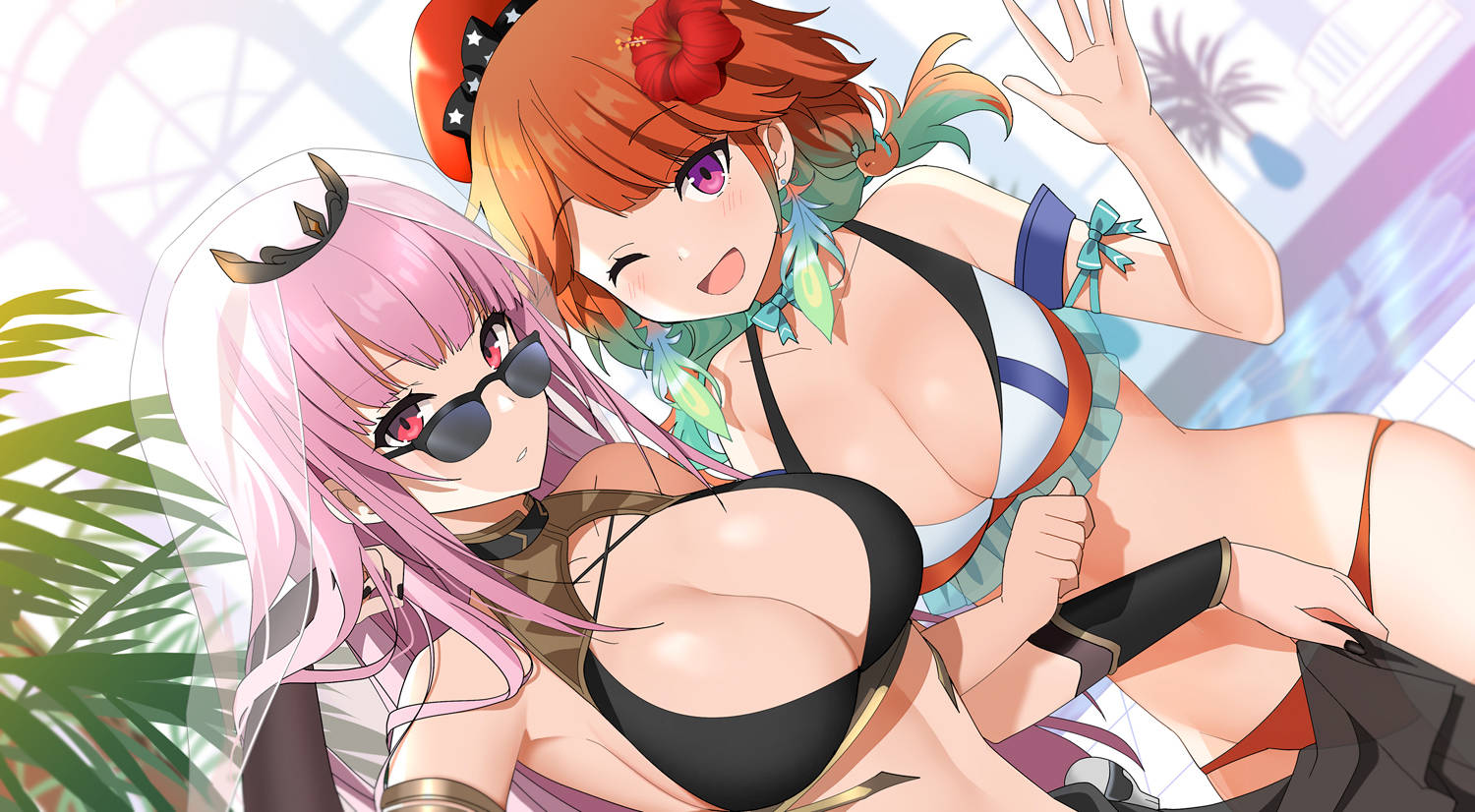 Girls Boobs Myth Swimsuits, anime girls, bikinis, HD Desktop Wallpaper