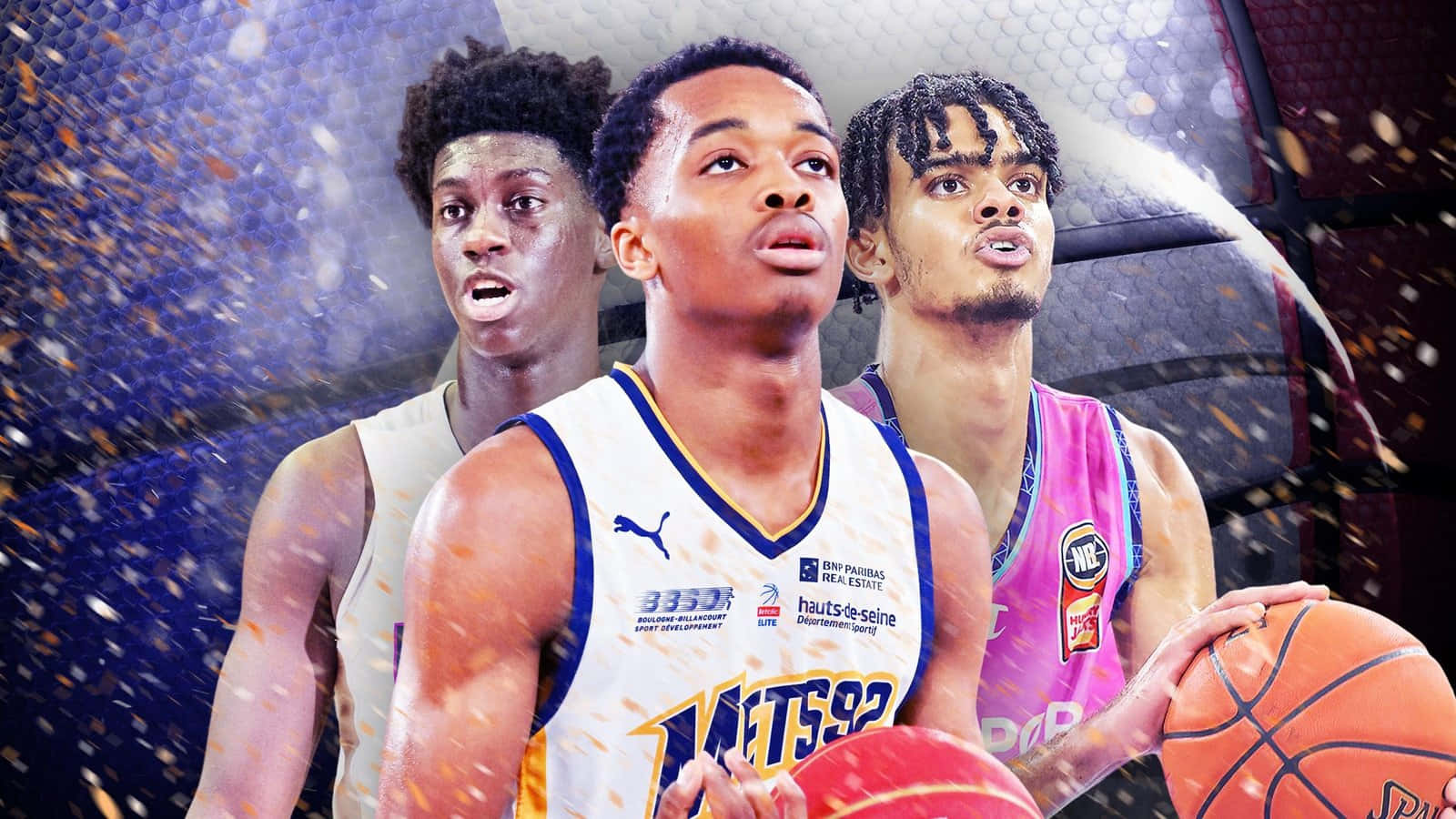 Bilal Coulibaly, basketball players, vibrant jerseys, HD Desktop Wallpaper