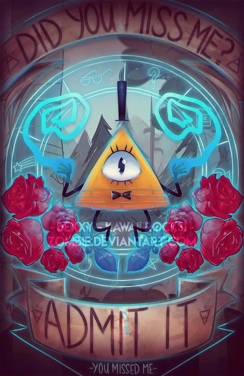 Bill Cipher, triangular, one-eyed, HD Phone Wallpaper