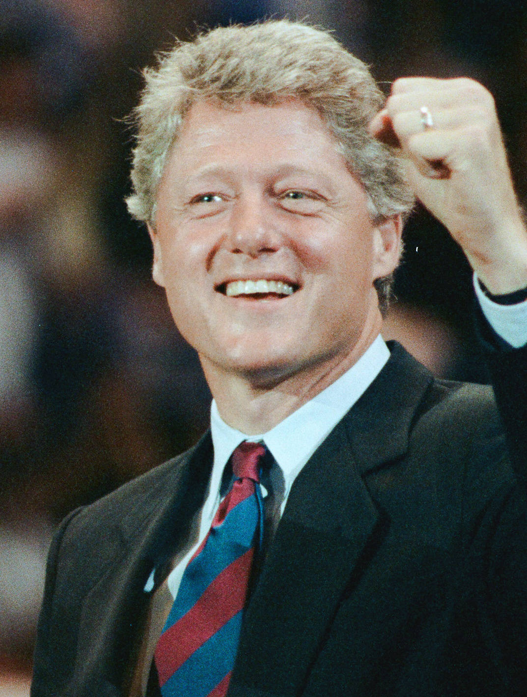 Bill Clinton, closed fist, dark suit, HD Phone Wallpaper