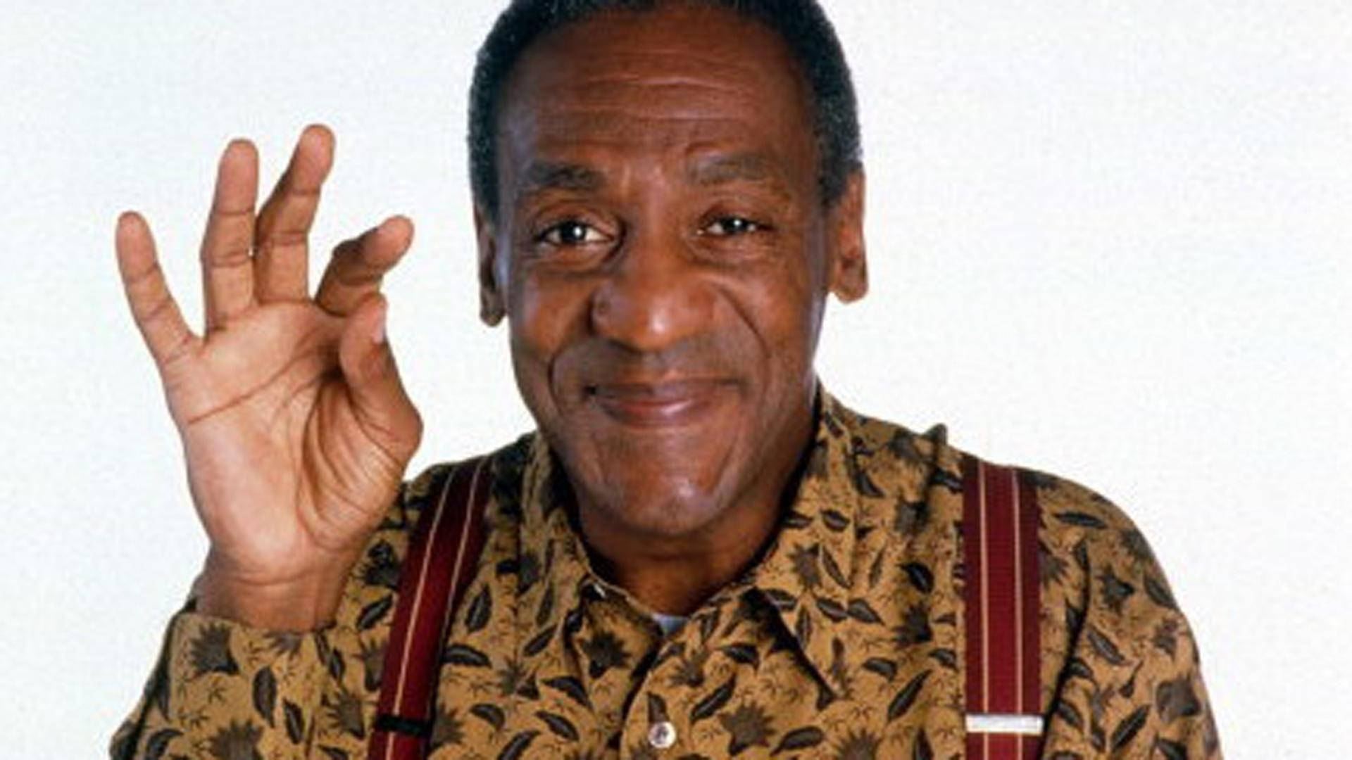 Bill Cosby, hand gesture, patterned shirt, Full HD Desktop Wallpaper