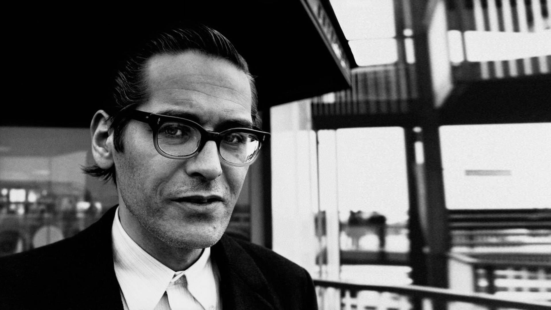 Bill Evans, glasses, suit, Full HD Desktop Wallpaper