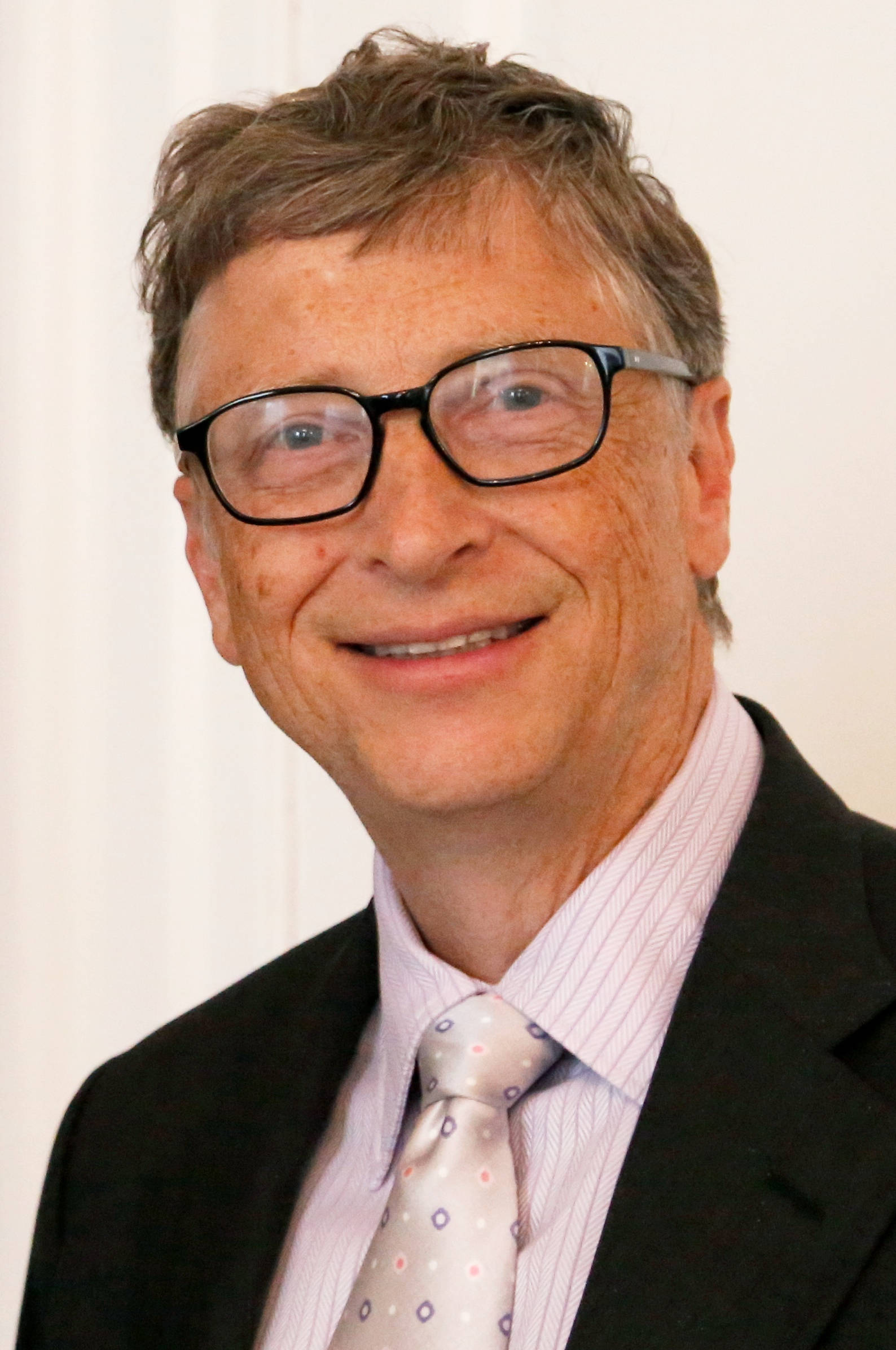 Bill Gates, glasses, dark suit, Full HD Phone Wallpaper
