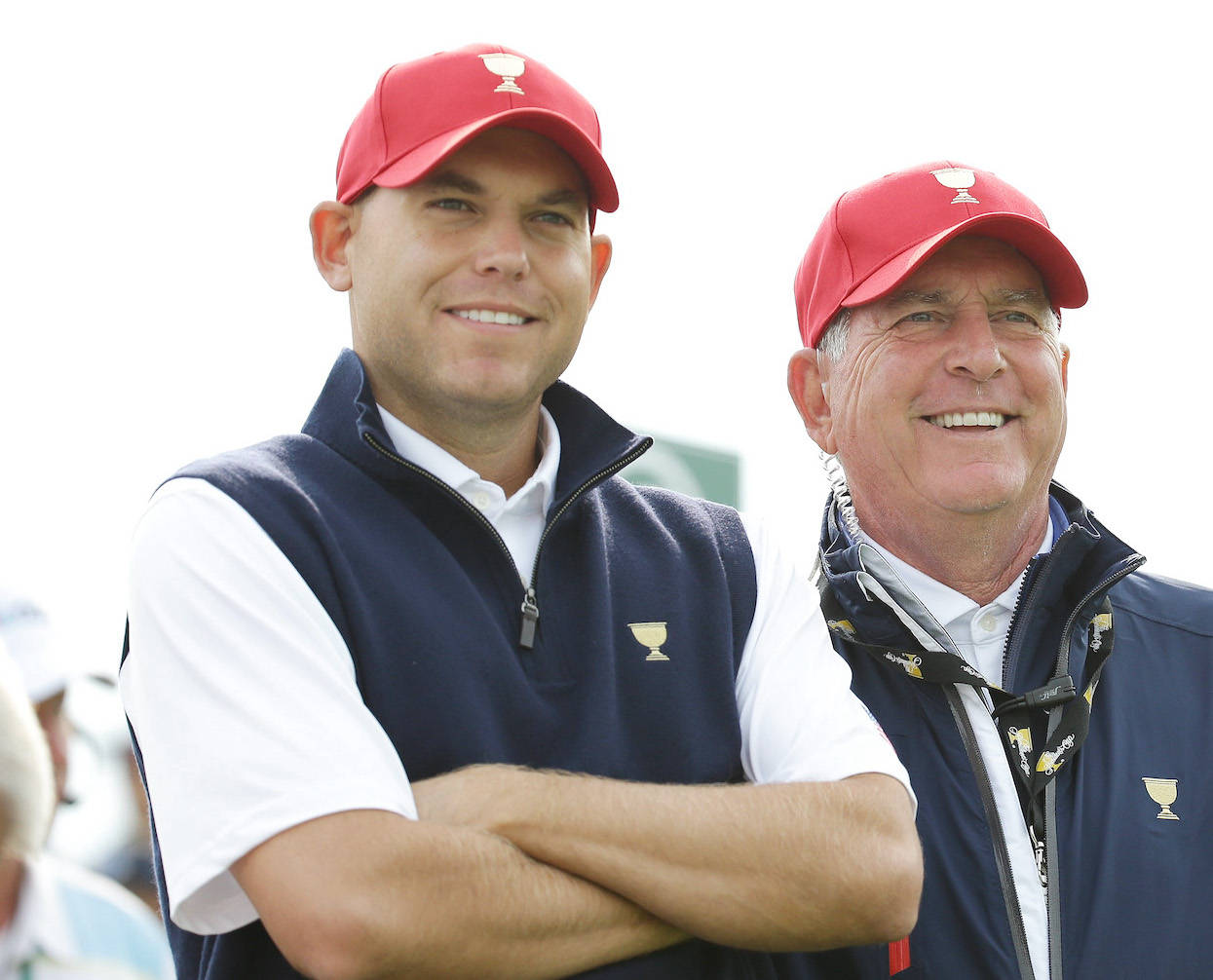 Bill Haas, red caps, navy vests, SD Desktop Wallpaper