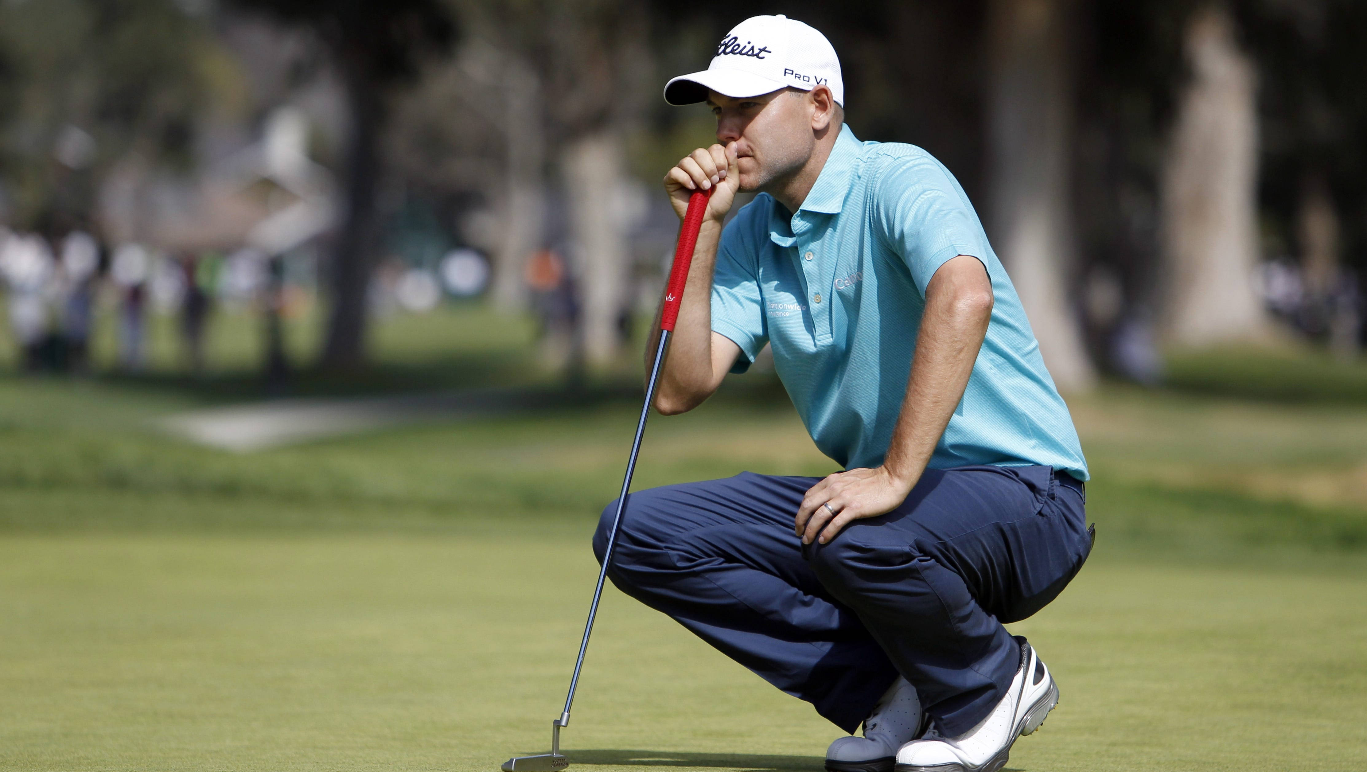 Bill Haas, putter, green, 4K Desktop Wallpaper