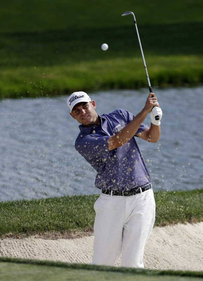 Bill Haas, sand bunker, water hazard, SD Phone Wallpaper