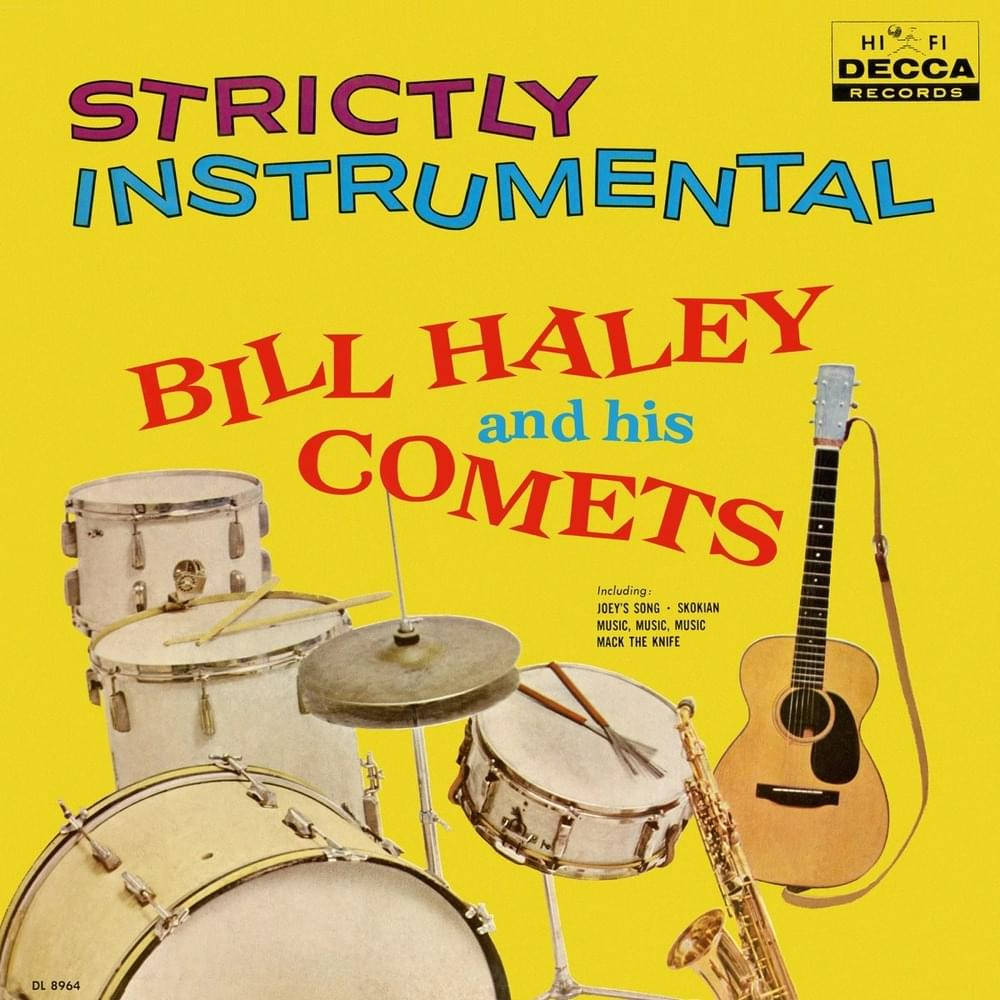 Bill Haley And The Comets, vintage drum set, guitar, SD Desktop Wallpaper
