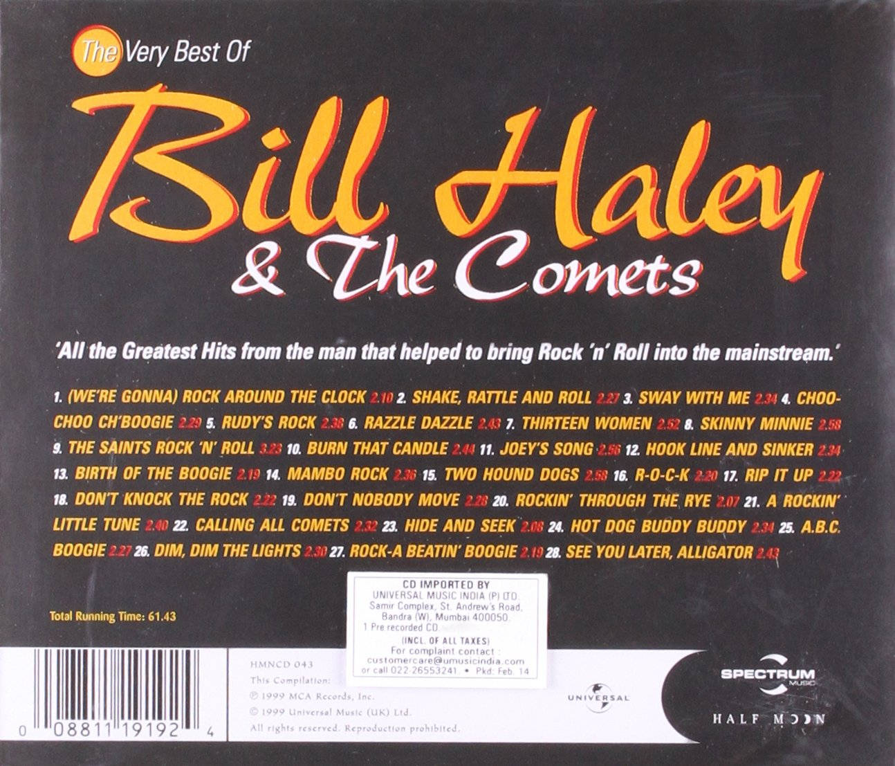 Bill Haley And The Comets, CD cover art, black background, HD Desktop Wallpaper