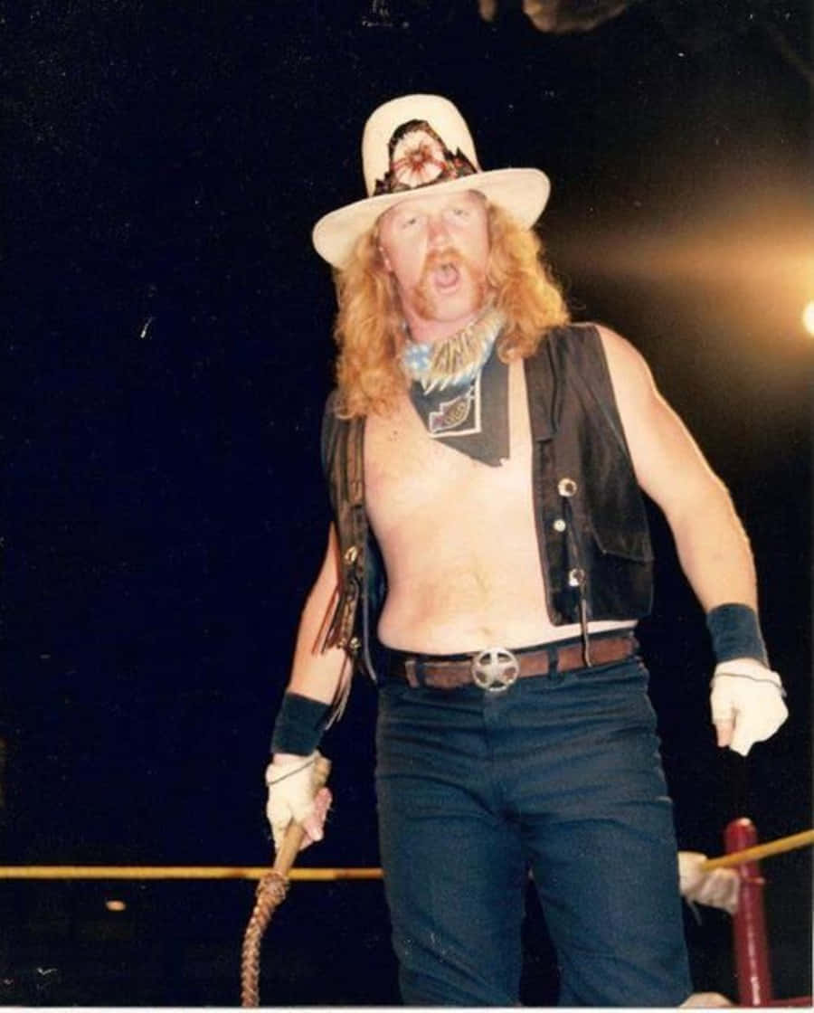 Bill Irwin, cowboy hat, rope, SD Phone Wallpaper