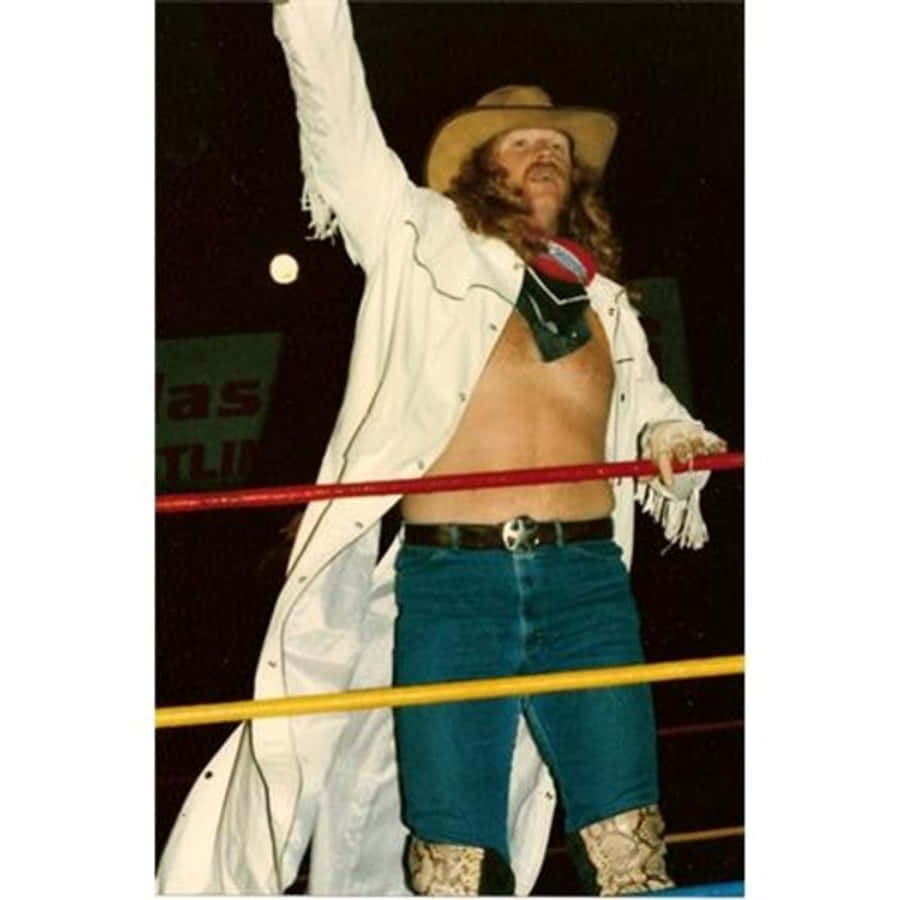 Bill Irwin, cowboy hat, white coat, SD Desktop Wallpaper