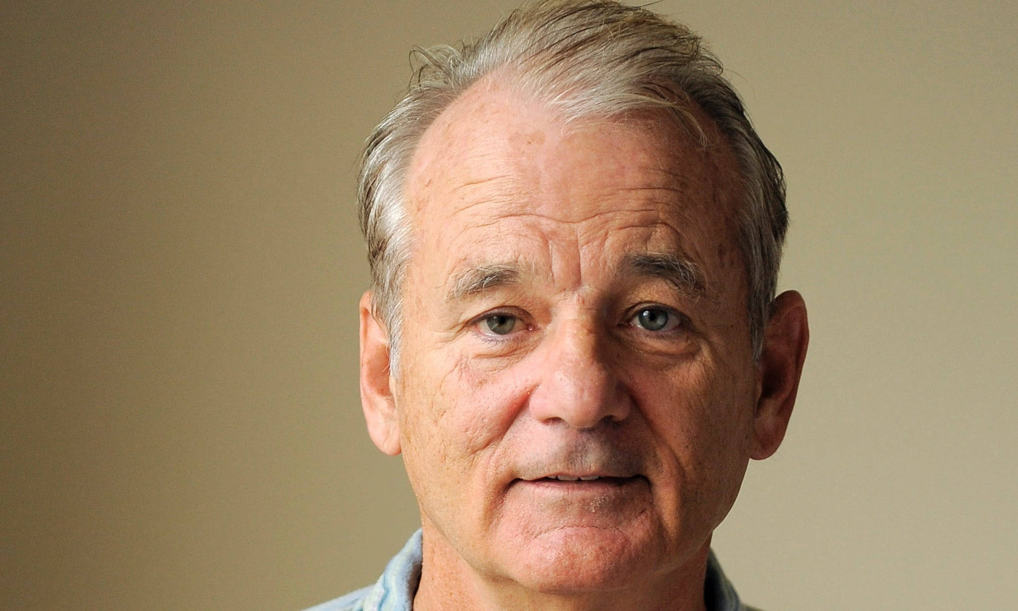 Bill Murray, gray hair, blue eyes, Full HD Desktop Wallpaper