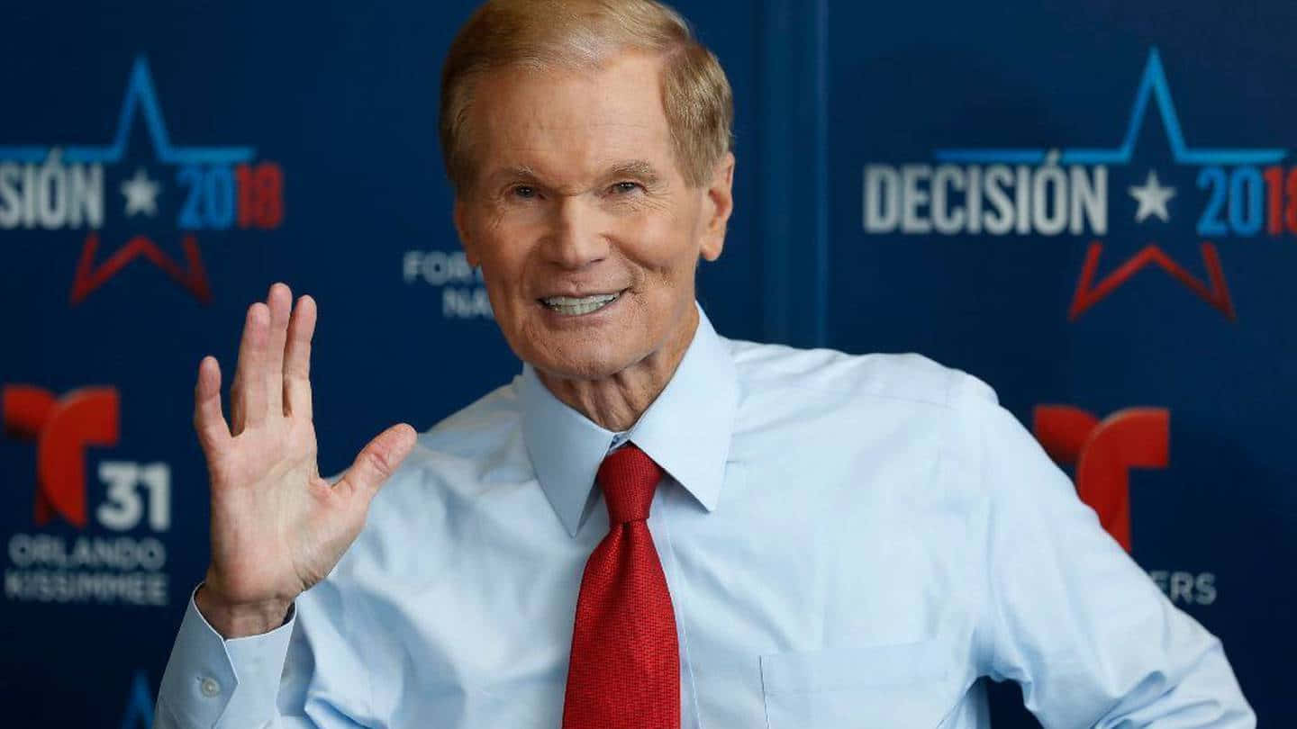 Bill Nelson, light blue shirt, red tie, HD Desktop Wallpaper