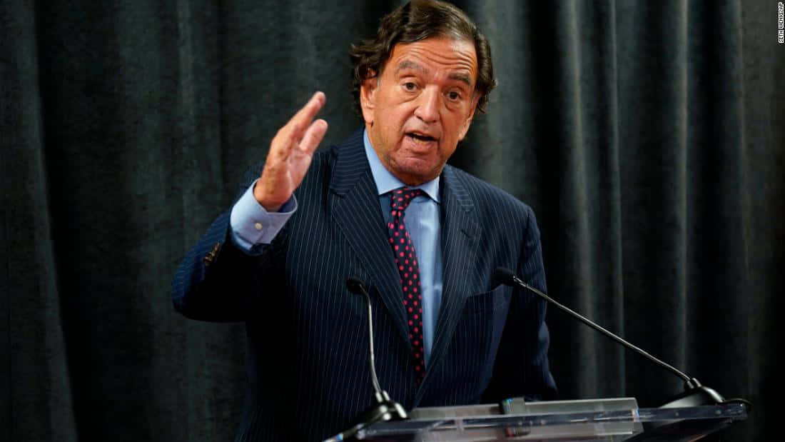 Bill Richardson, pinstripe suit, podium, SD Desktop Wallpaper