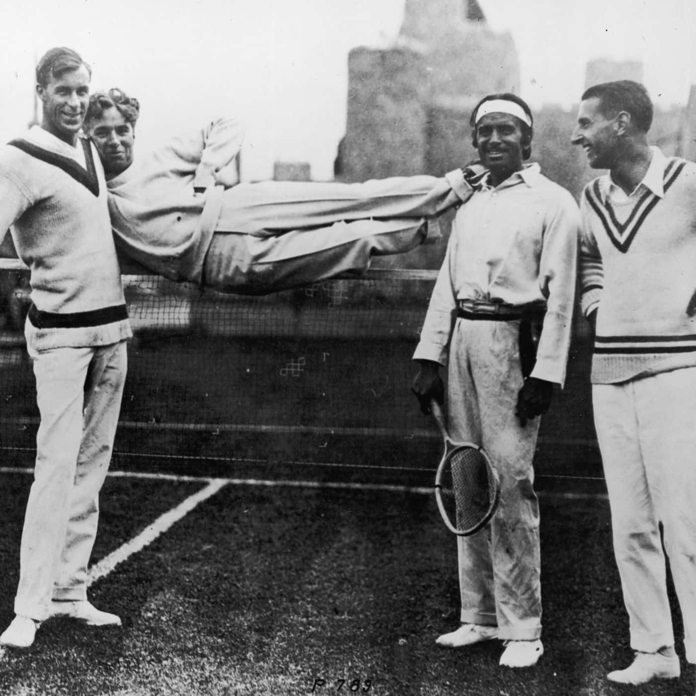 Bill Tilden, tennis attire, court, HD Desktop Wallpaper