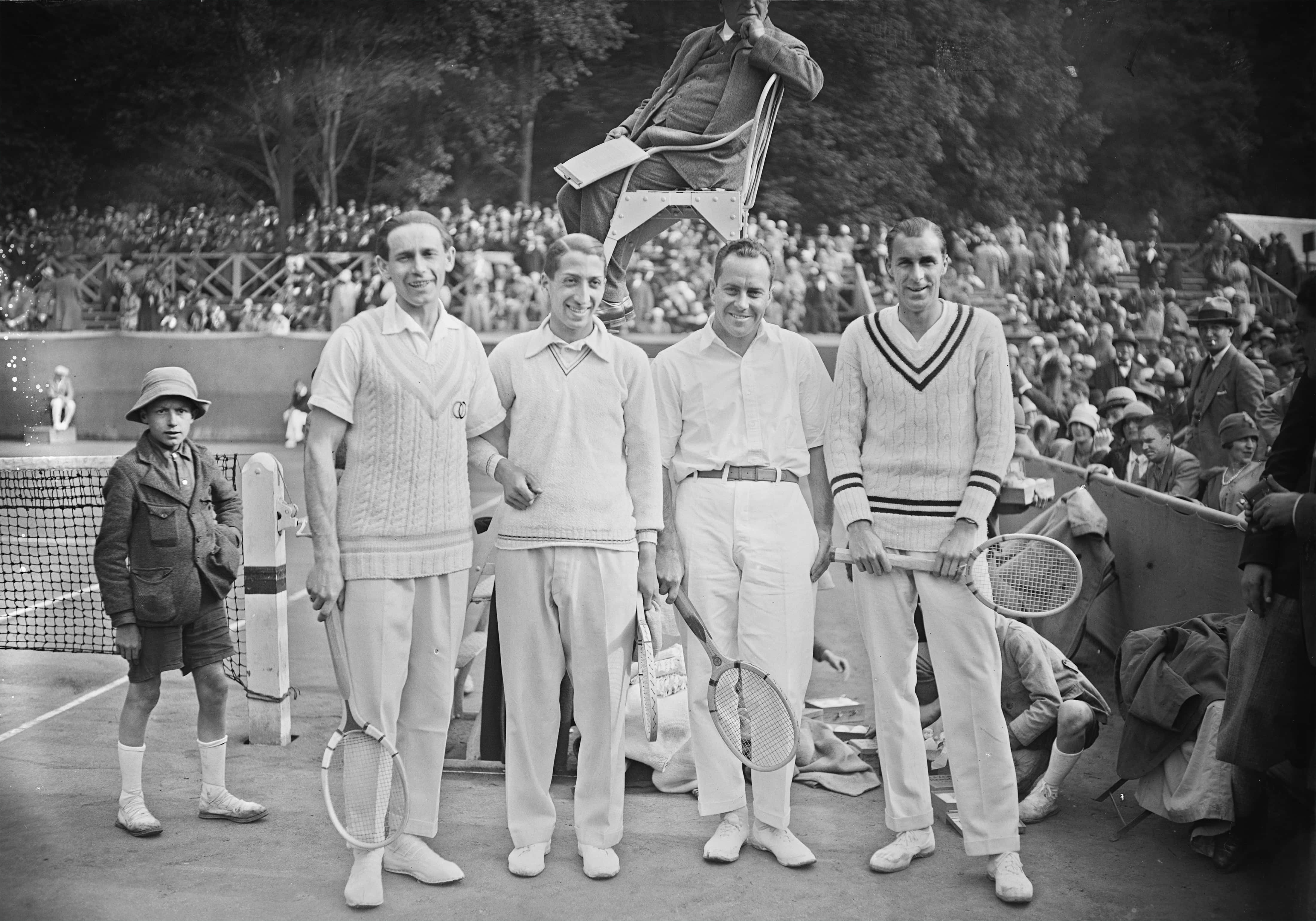 Bill Tilden, tennis players, grass court, 4K Desktop Wallpaper