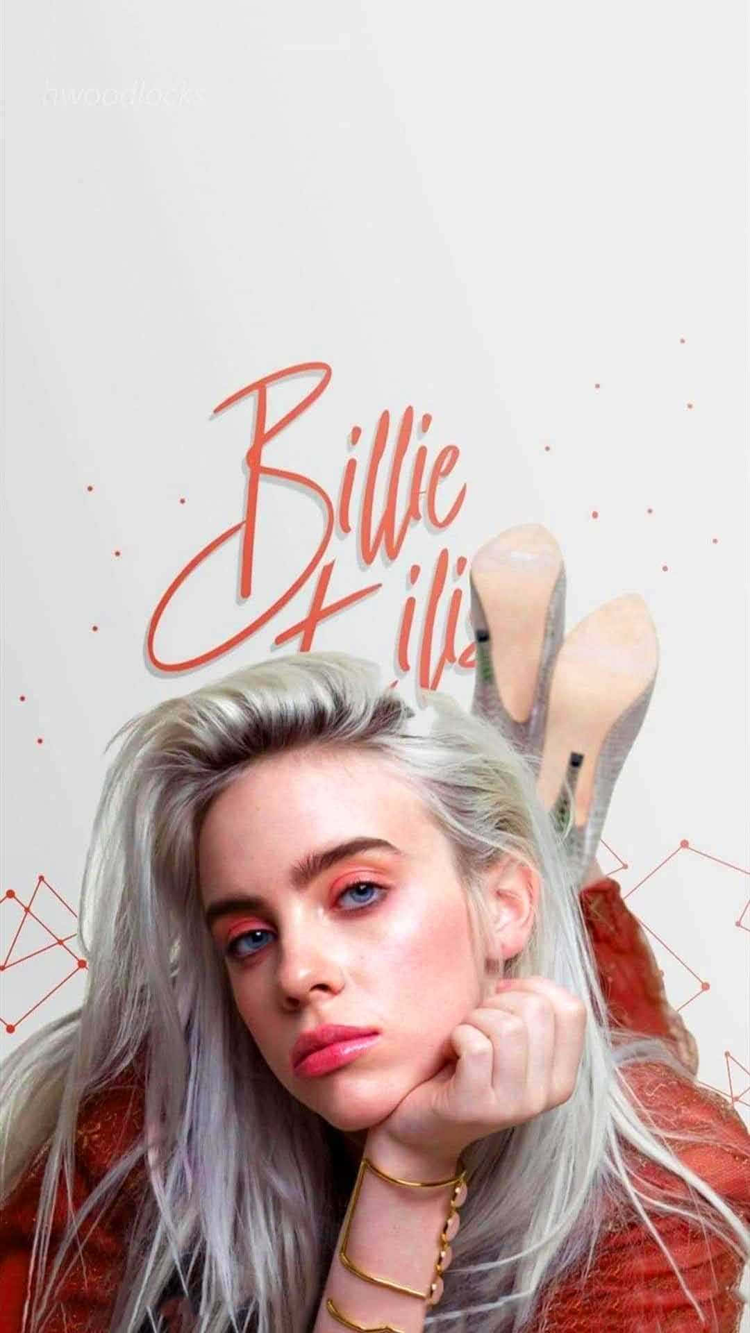 Billie Eilish, 2021 awards season, minimalist white background, Full HD Phone Wallpaper