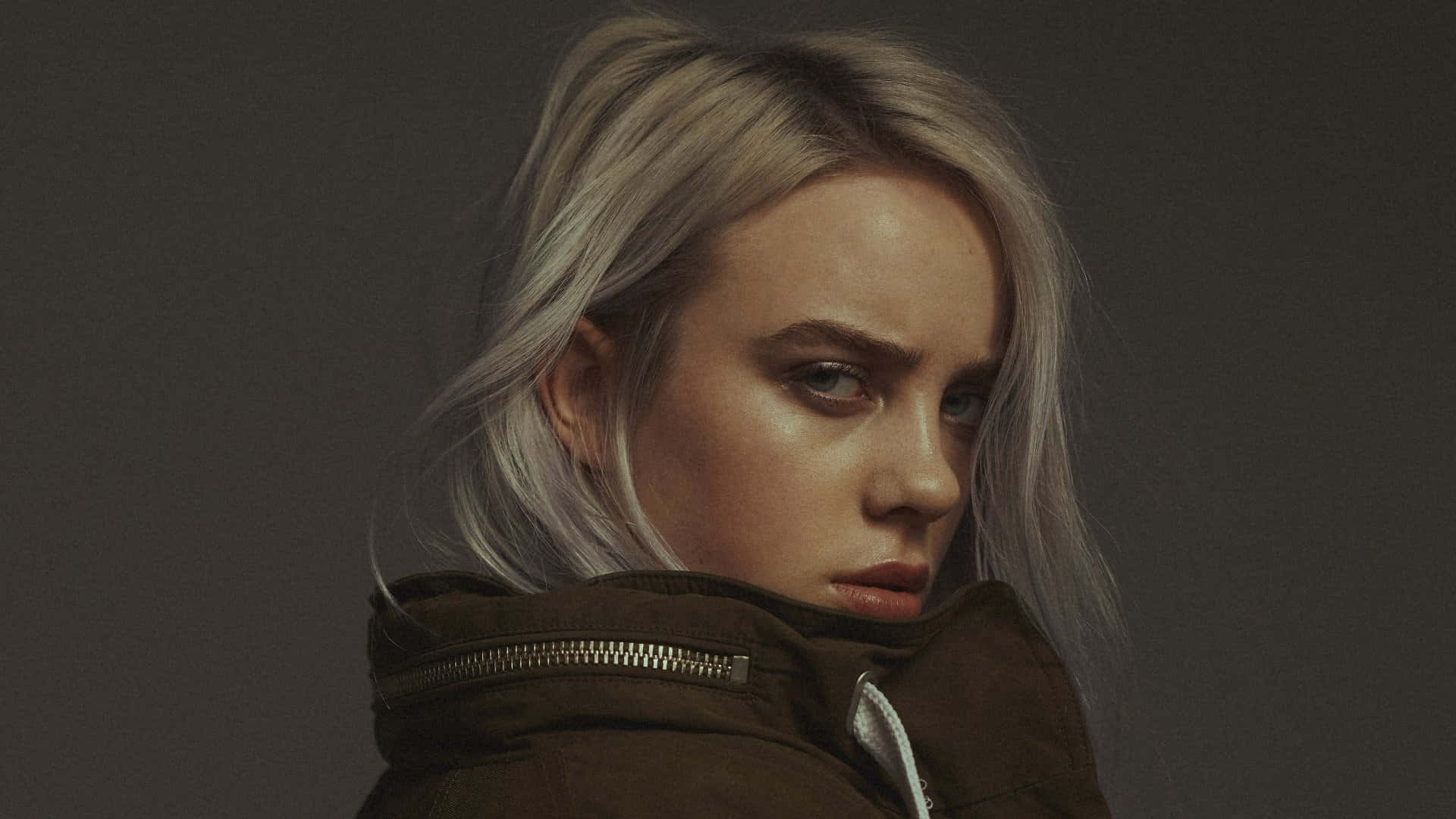 Billie Eilish, 2021, blonde woman, Full HD Desktop Wallpaper
