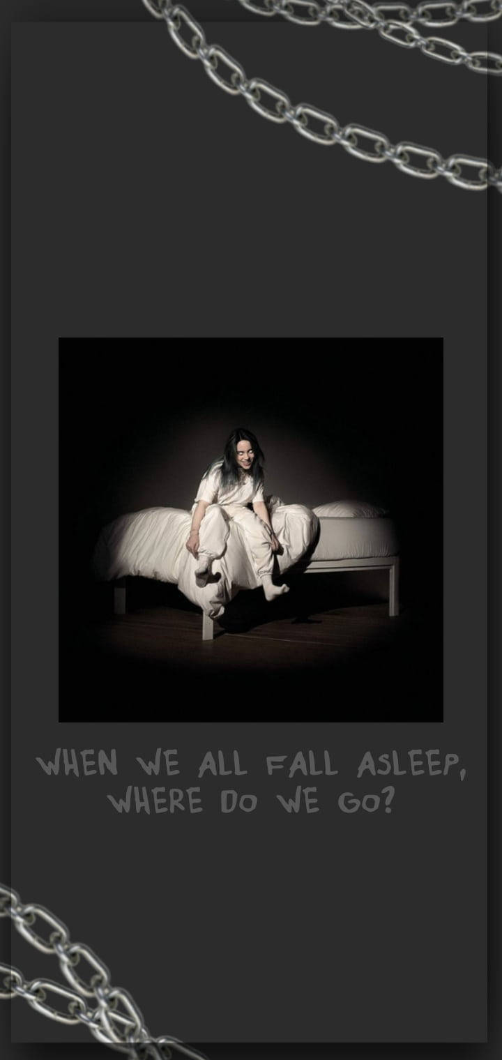 Billie Eilish, album cover, chains, HD Phone Wallpaper