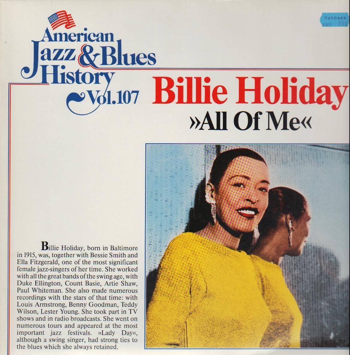 Billie Holiday, vintage album cover, bright yellow sweater, SD Phone Wallpaper